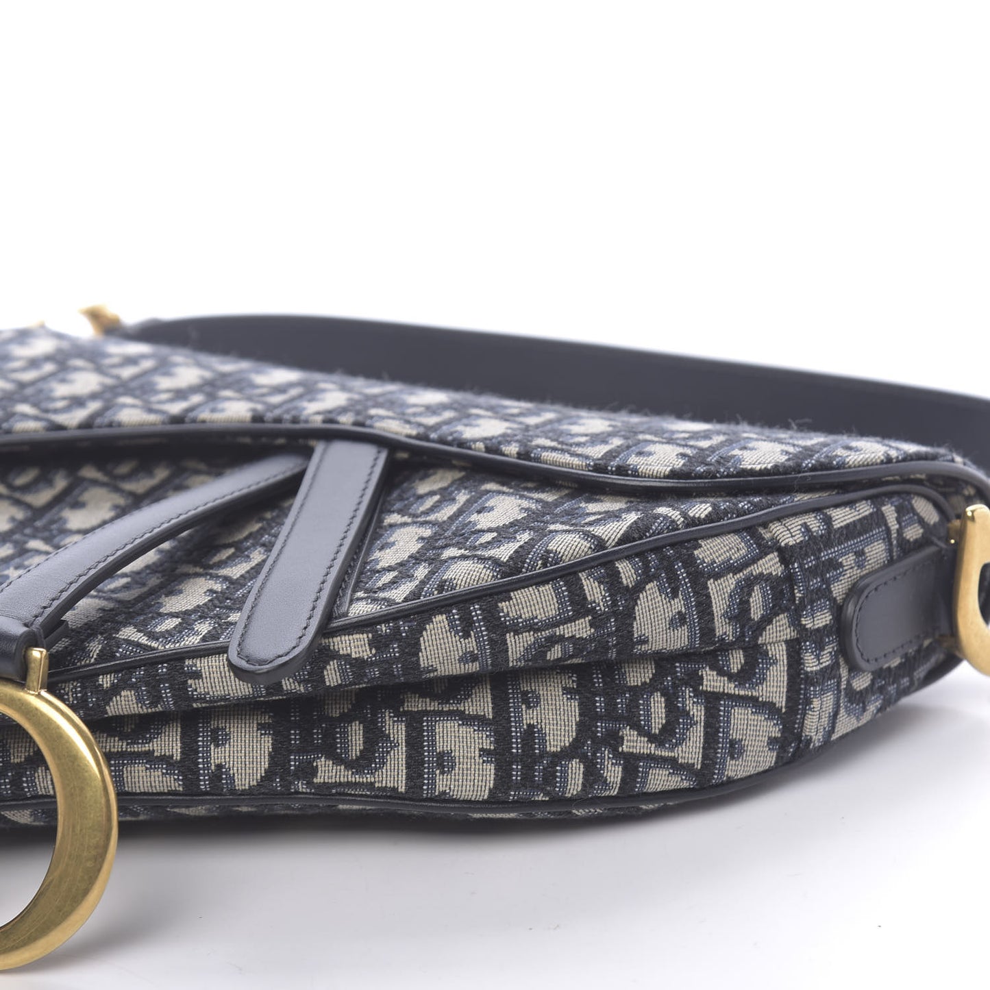 Oblique Saddle Bag Blue