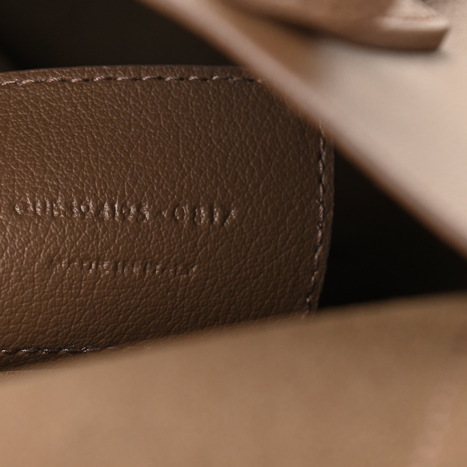 Saint Laurent Calfskin Large Shopping Tote Dark Beige 8 of 15