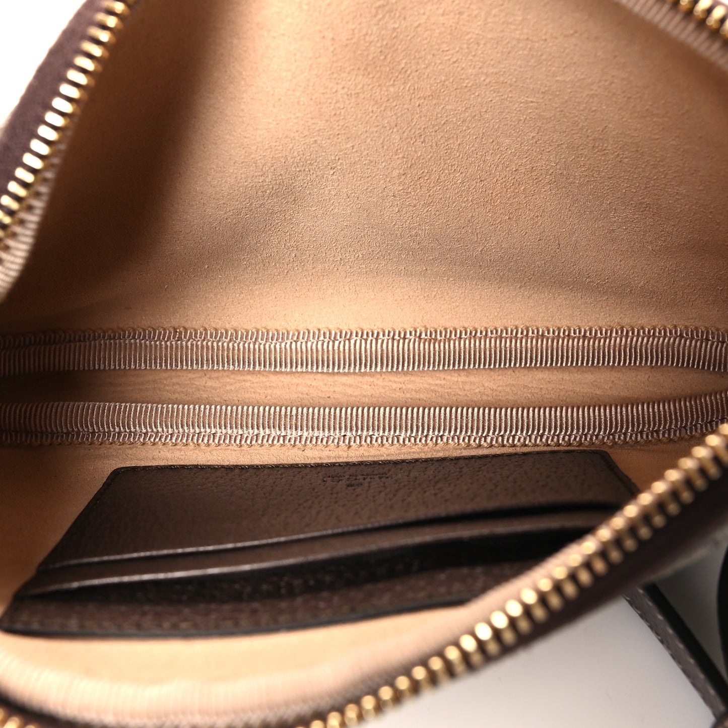 GG Supreme Monogram Web Mini Ophidia GG Bag Brown