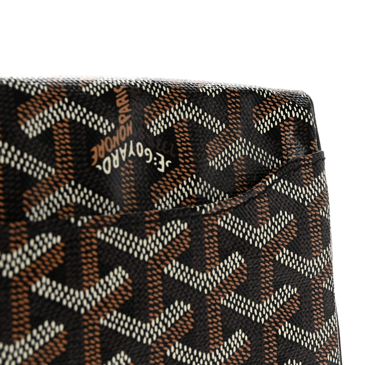 Goyardine Sainte Marie Soft Clutch Black
