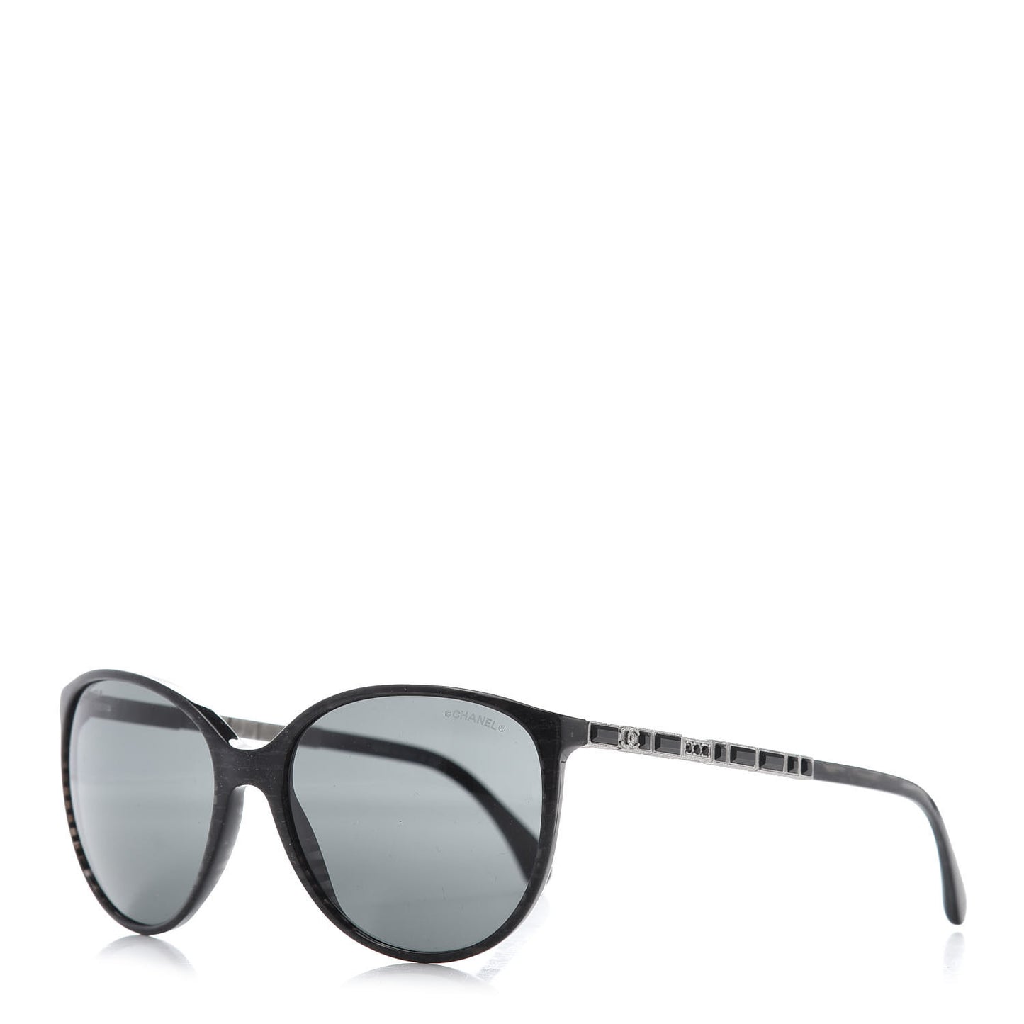 Crystal CC Sunglasses 5306 Black