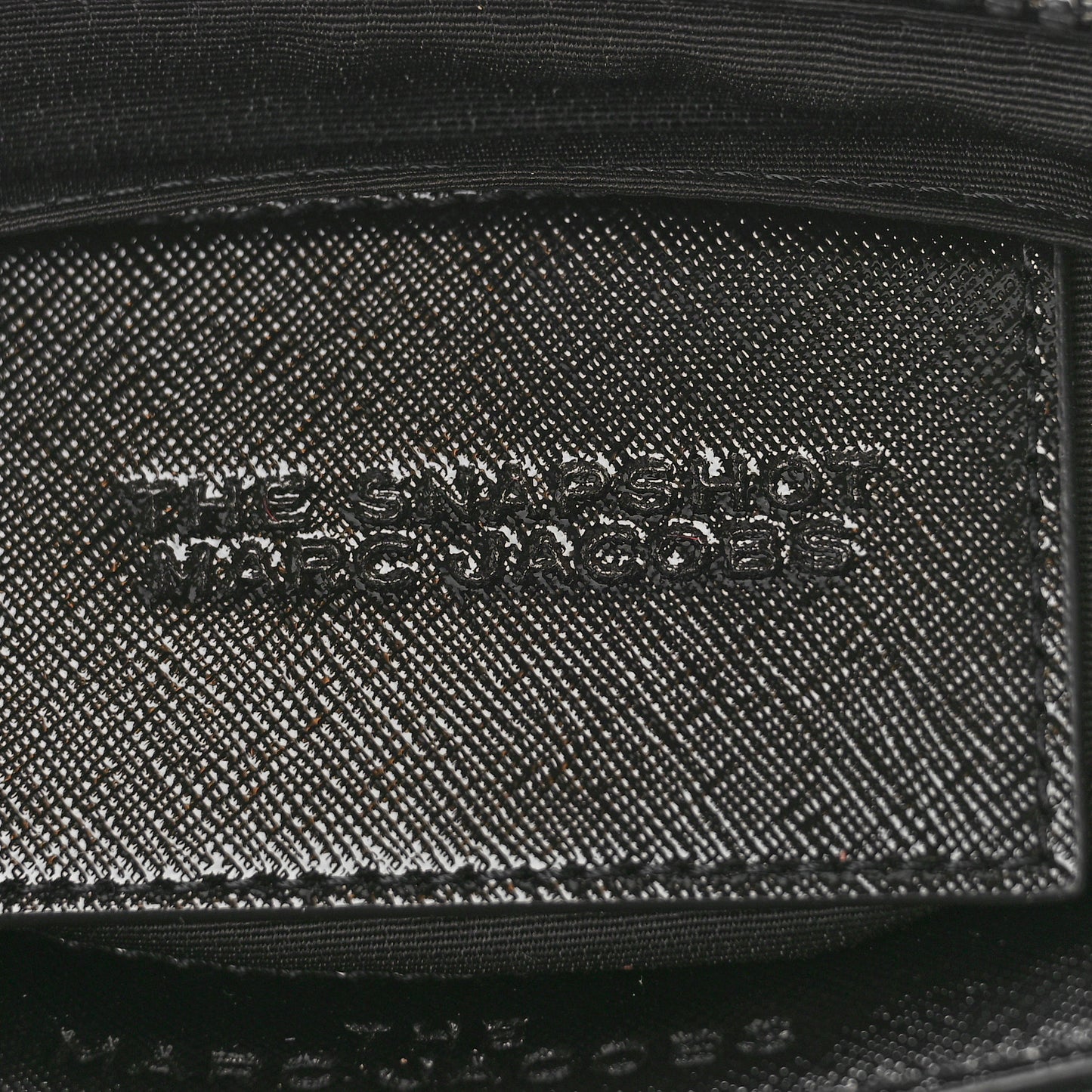 Saffiano Snapshot Camera Bag Black