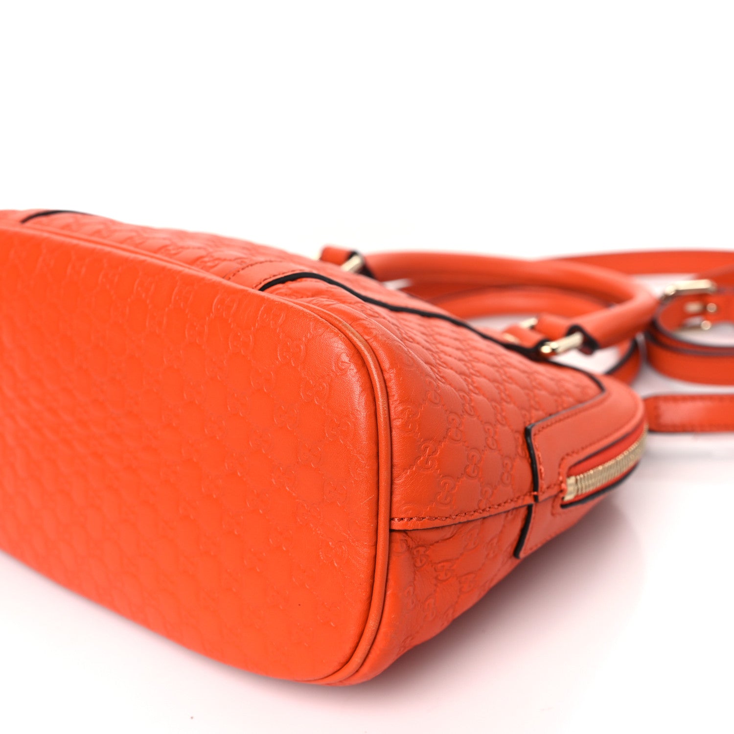 Gucci Microguccissima Mini Dome Bag Sun Orange 9 of 9