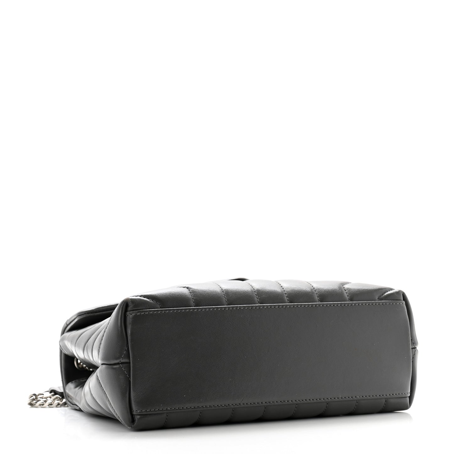 Calfskin Y Quilted Monogram Small Loulou Chain Satchel Earth