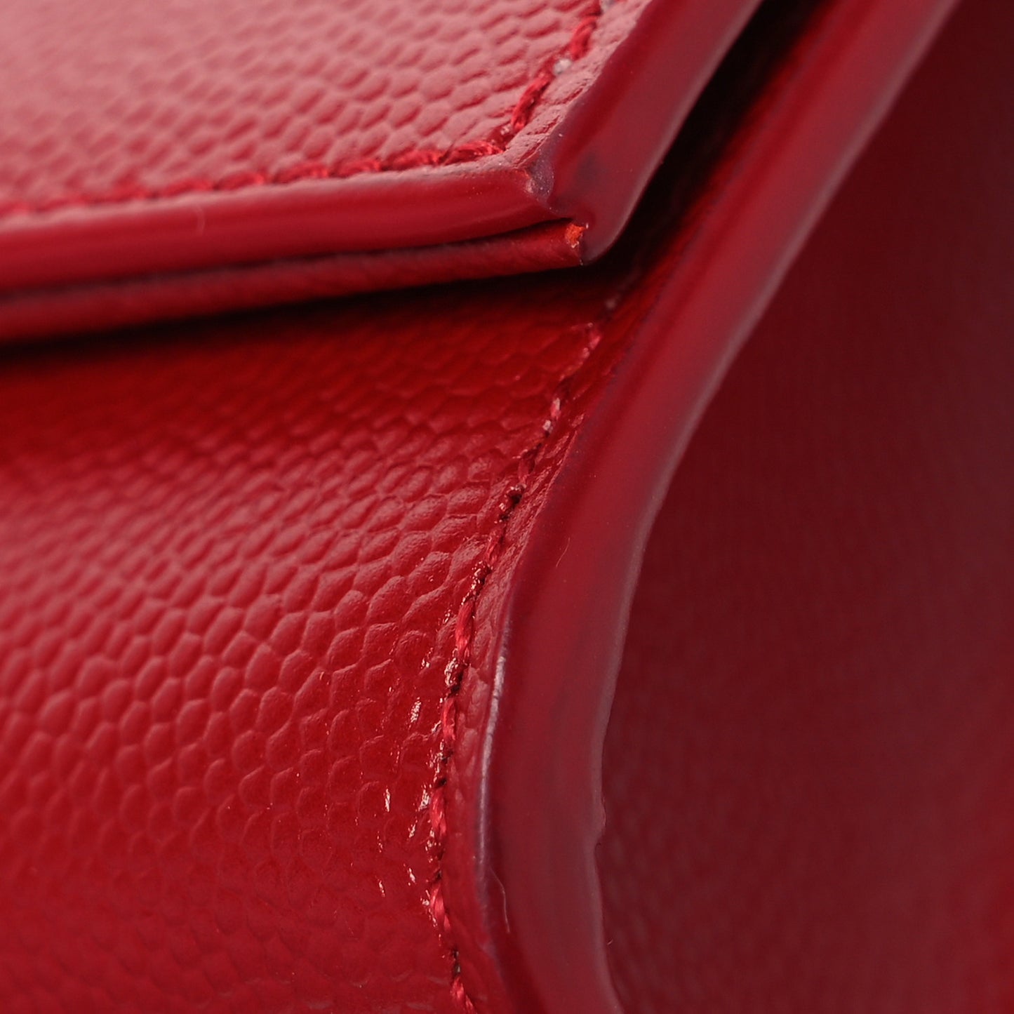 Grain De Poudre Small Classic Monogram Kate Tassel Satchel Red