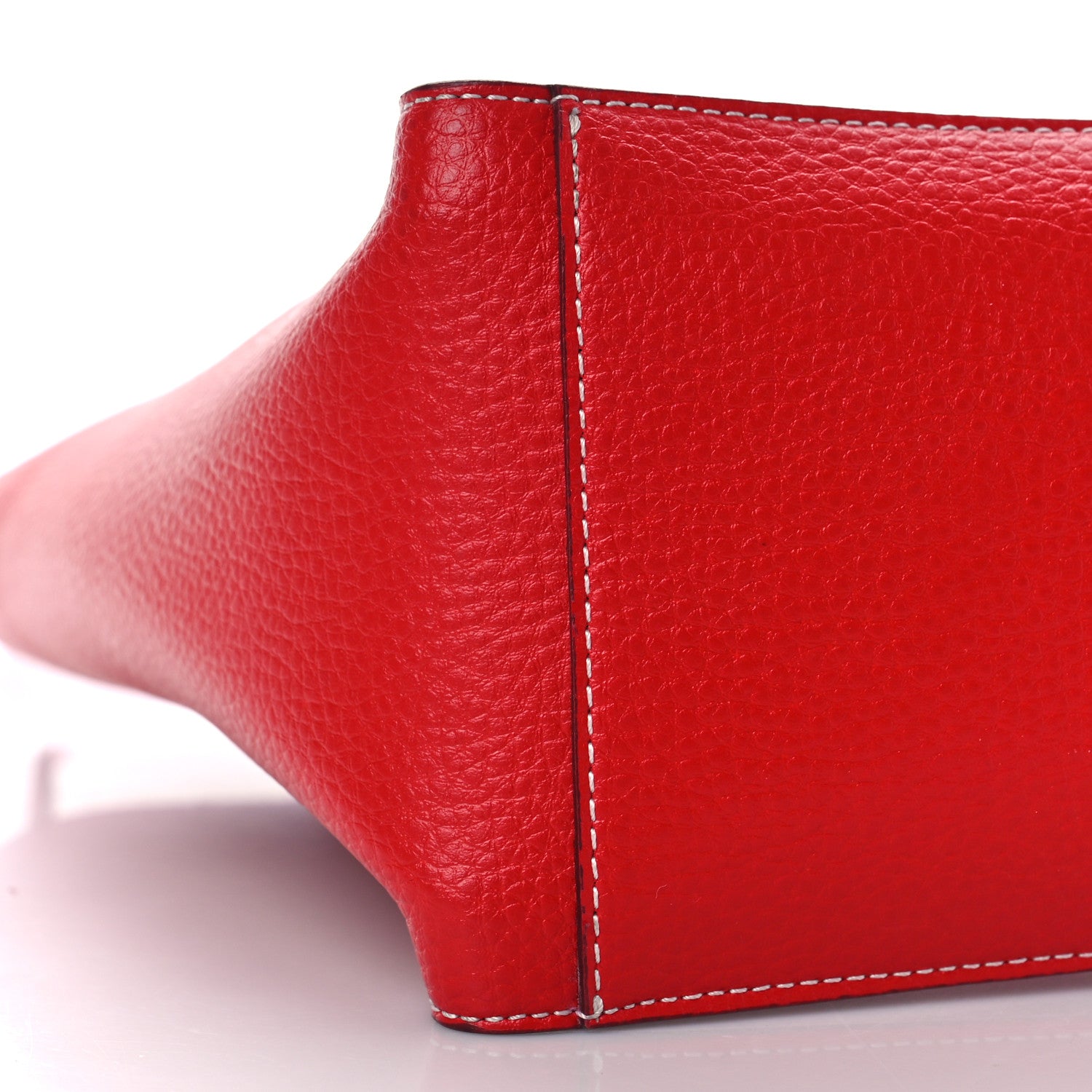 Stella McCartney Eco Alter Nappa East West Perforated Tote Bright Red 8 of 9