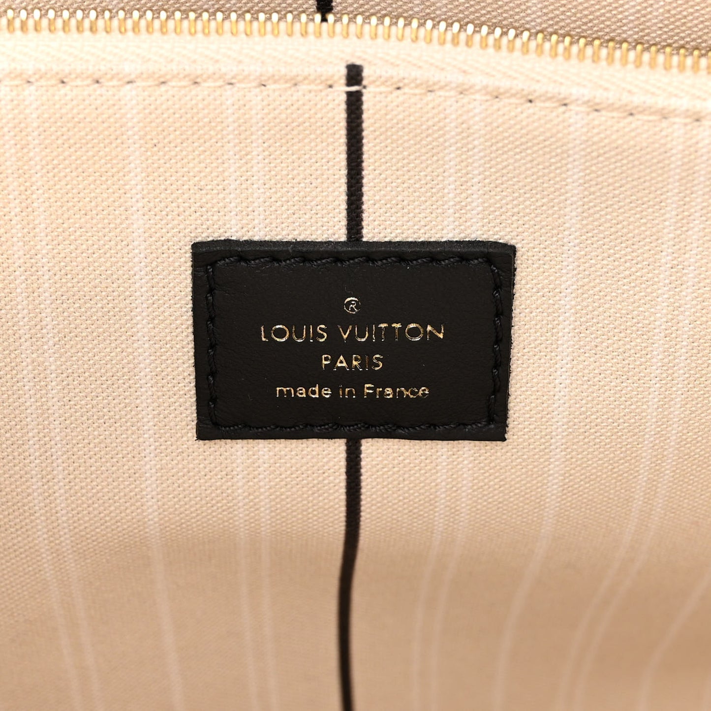 Canvas Calfskin Monogram On My Side MM Black