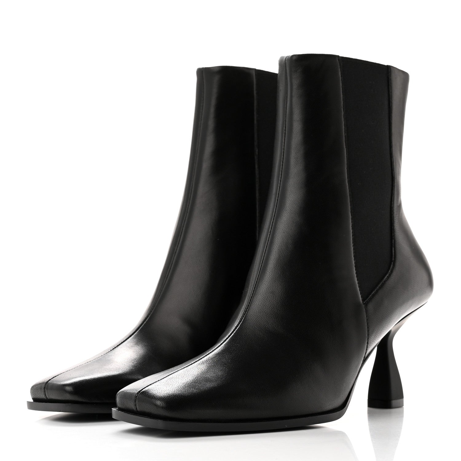 Hermes Nappa Gill 75 Ankle Boots 36 Black 3 of 12