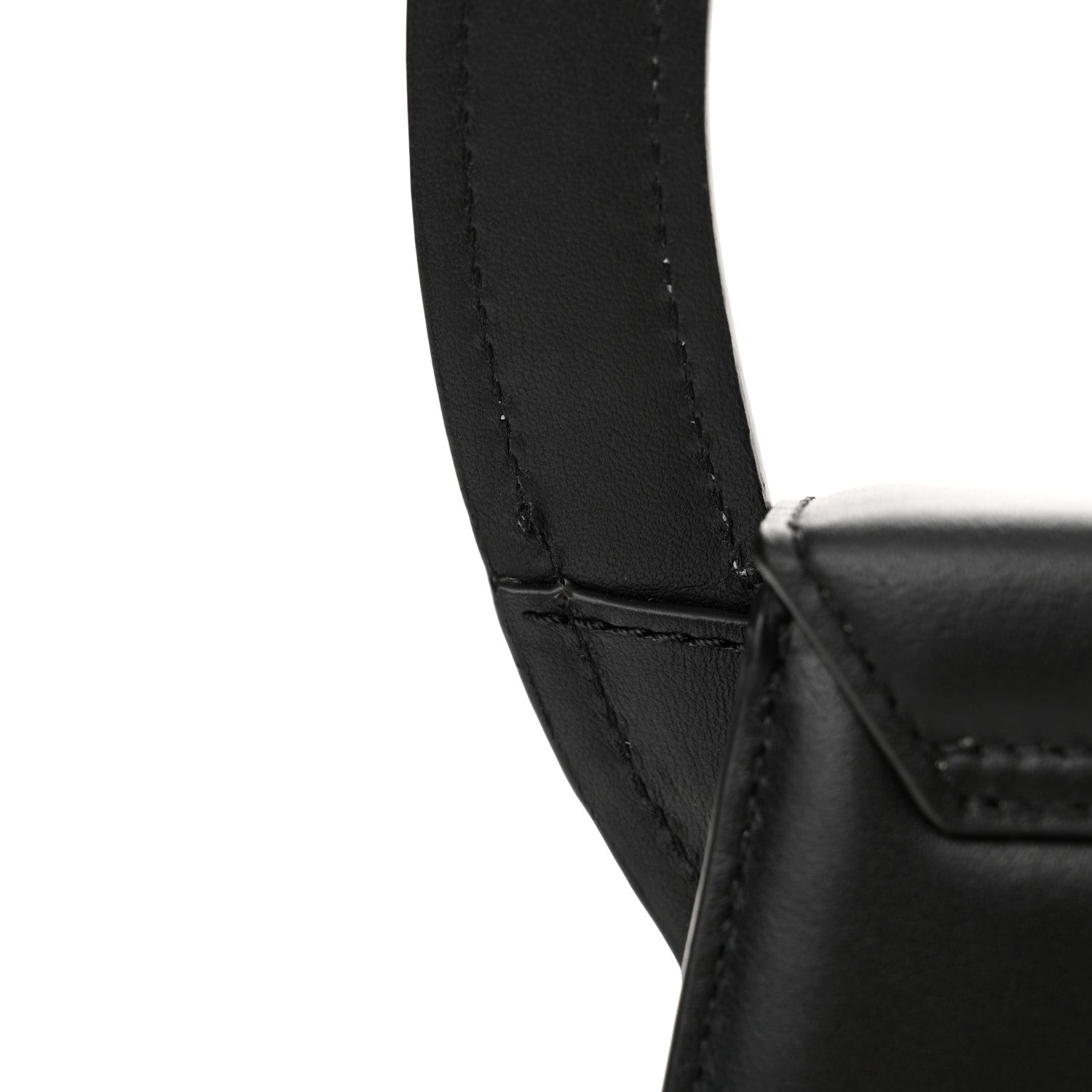 Jacquemus Smooth Calfskin Le Sac Rond Black 10 of 10