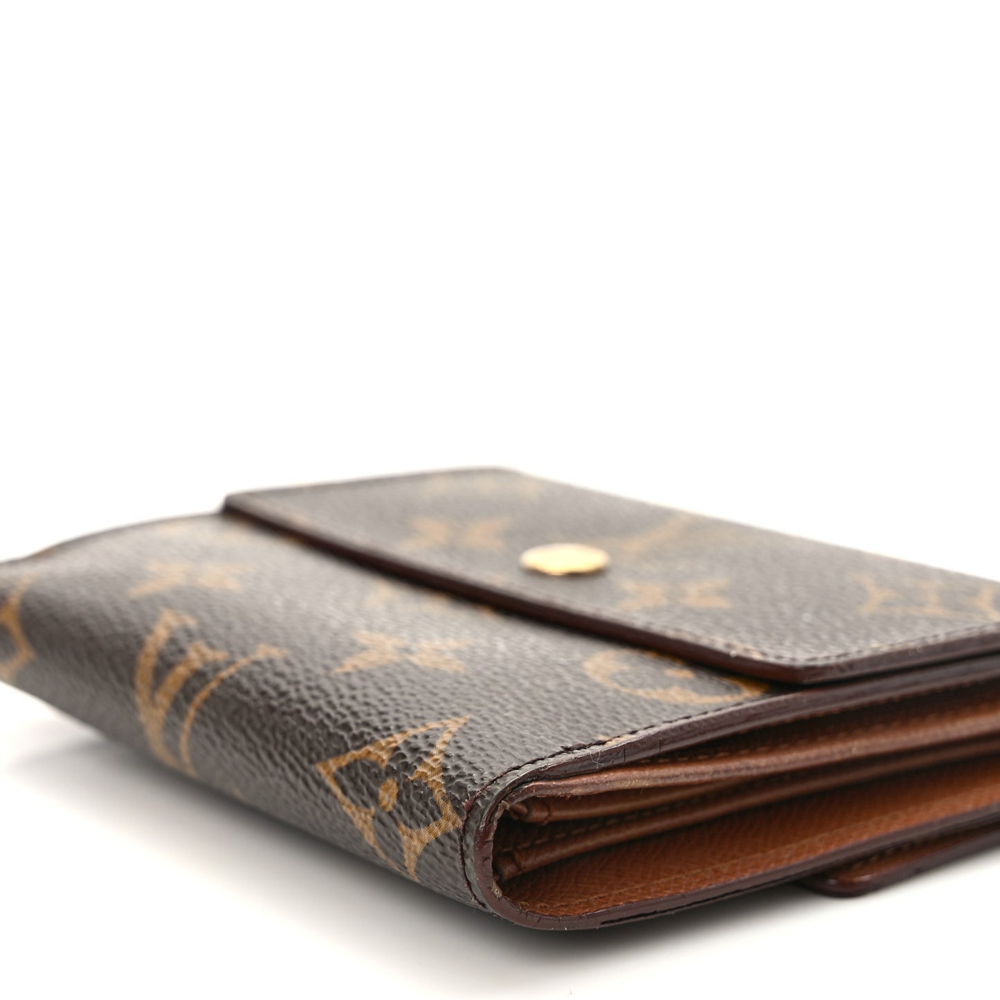 Monogram Porte-Monnaie Billets Cartes Credit Wallet