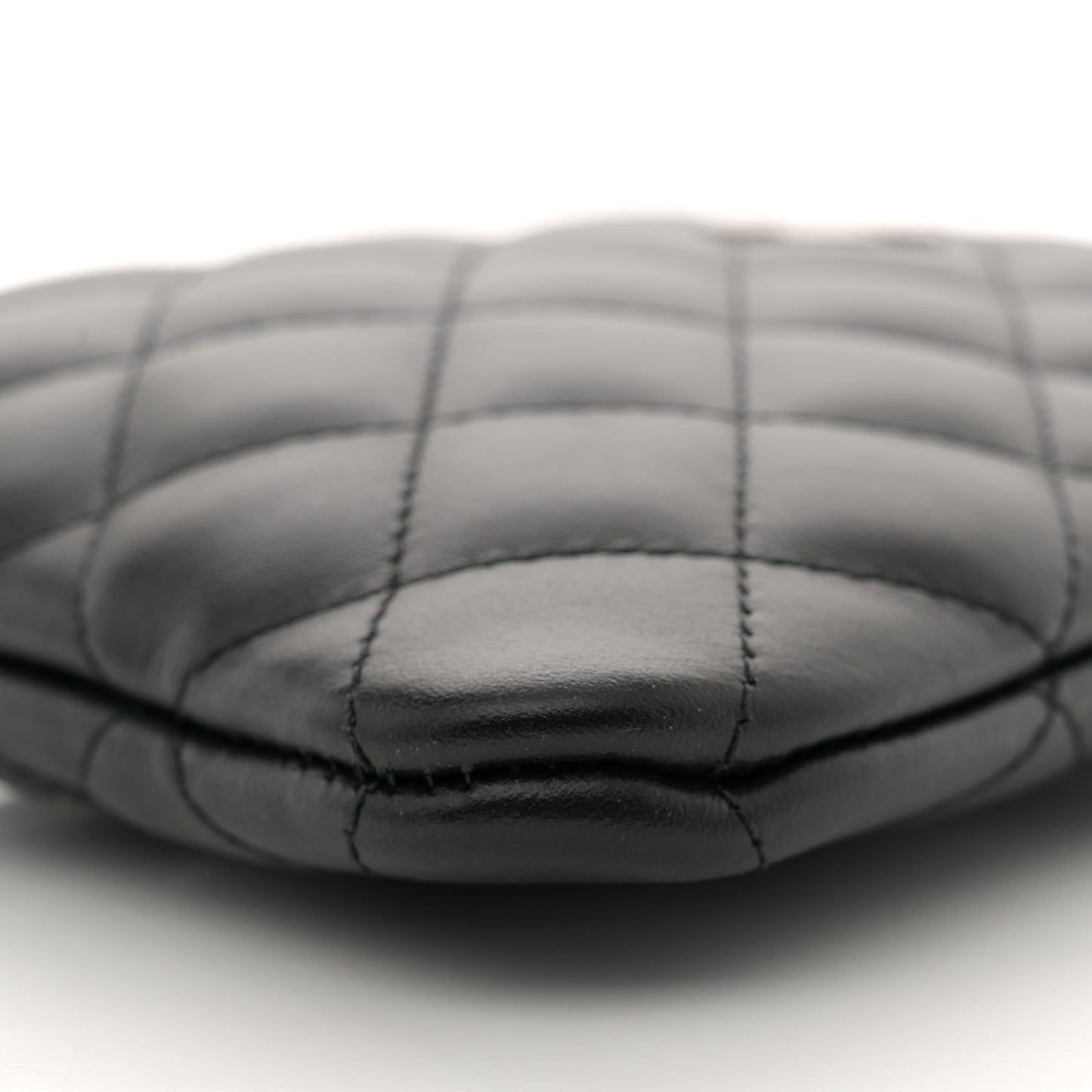 Lambskin Quilted Crossbody Bag Black