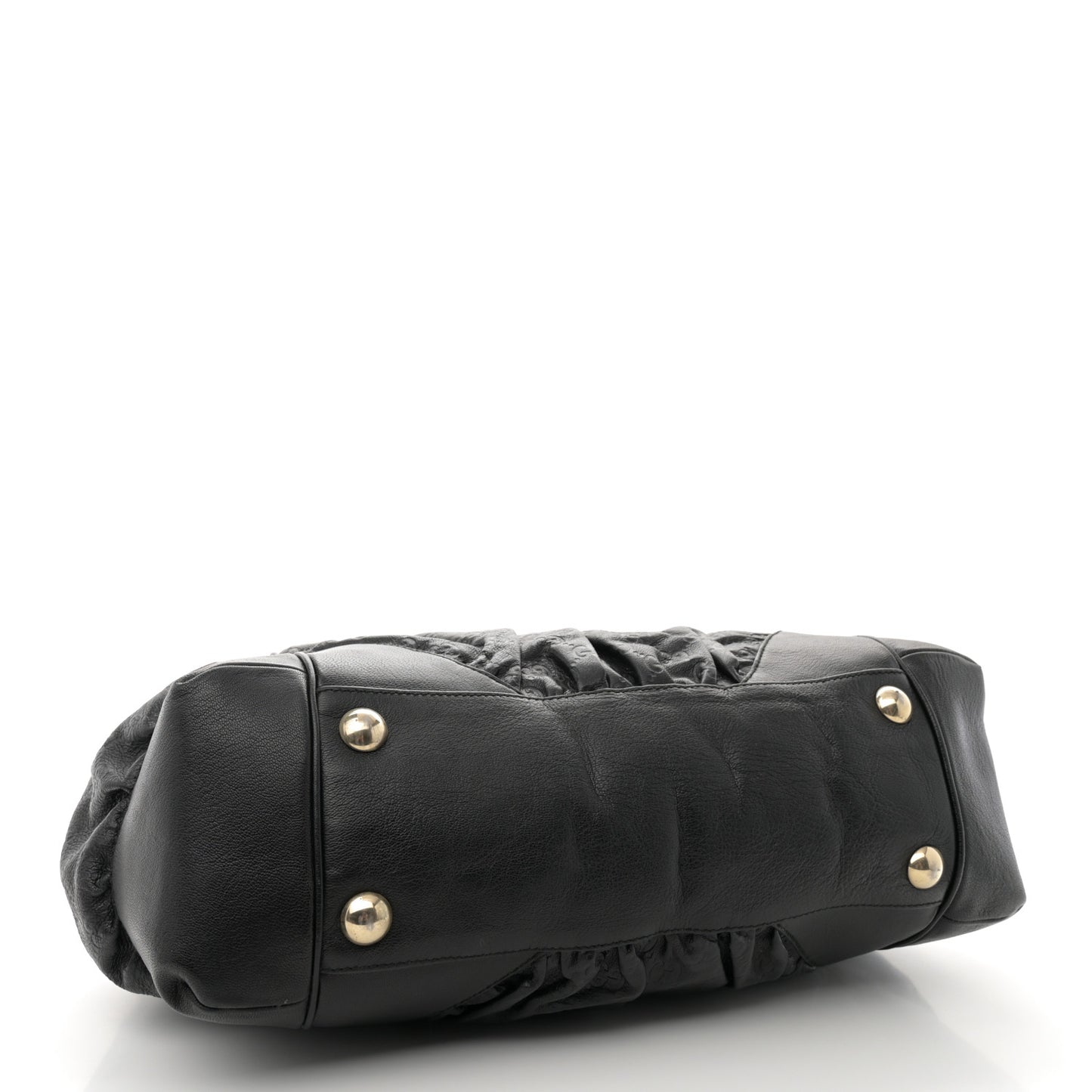 Guccissima Large Full Moon Tote Black
