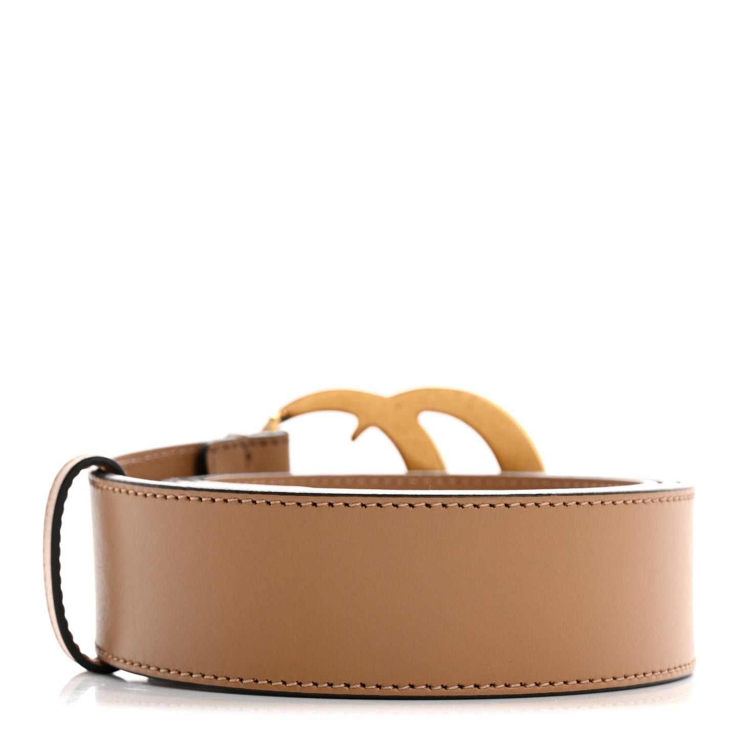 Calfskin Double G 40mm Belt 115 46 Tan
