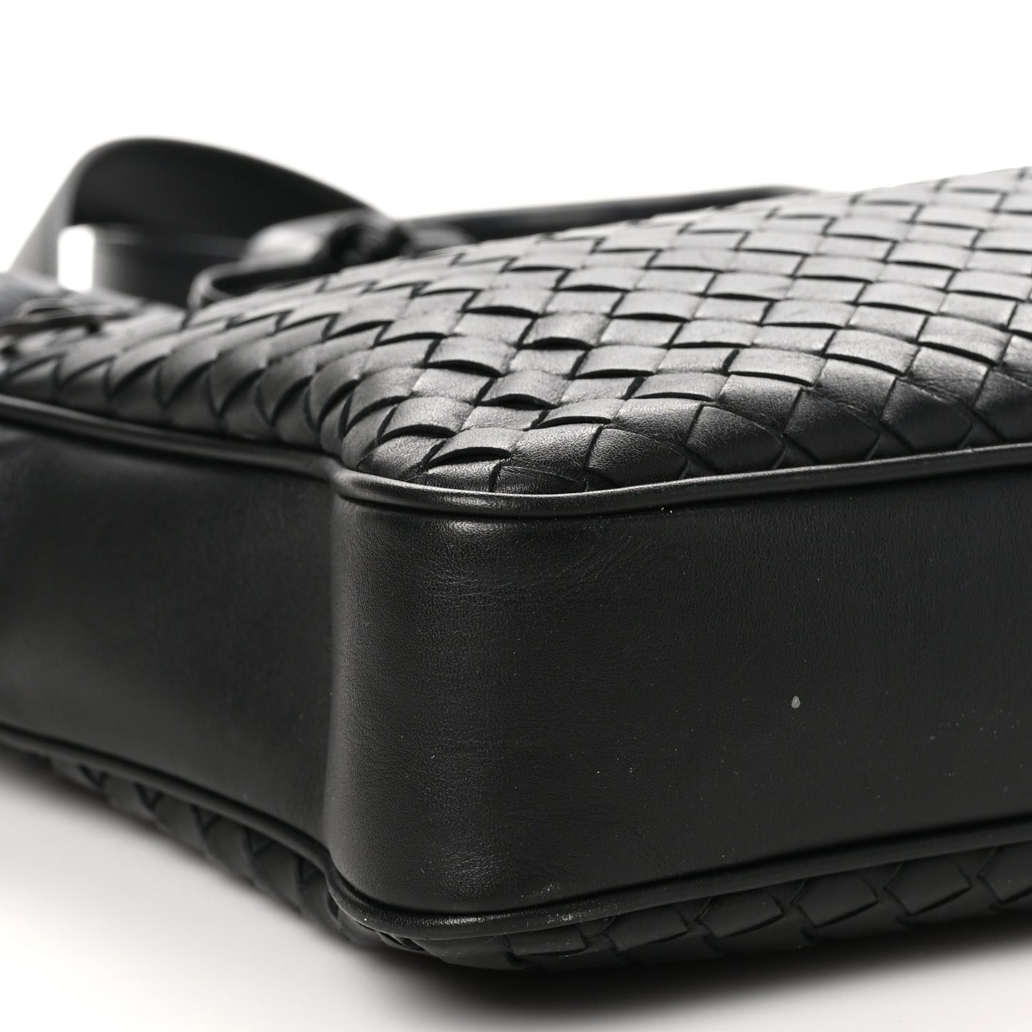 Nappa Intrecciato Briefcase Black