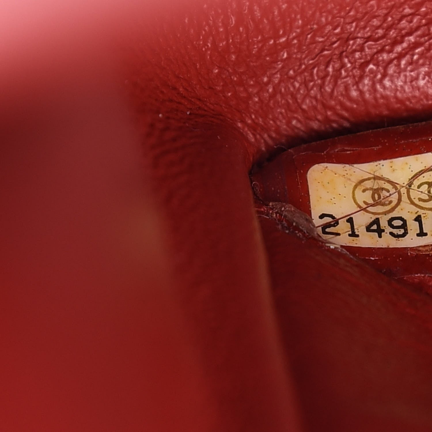 Chanel Caviar Quilted Jumbo Double Flap Red 9 of 12