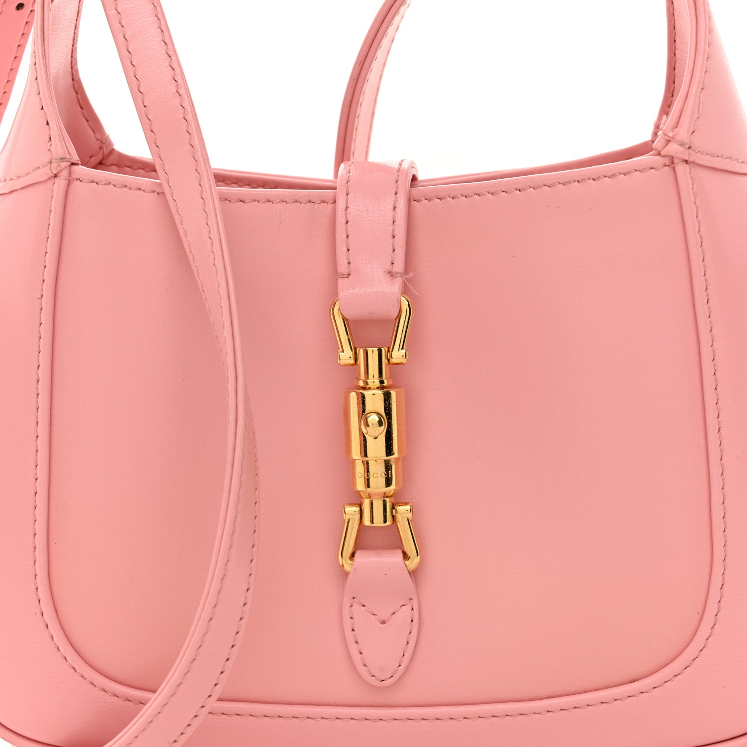 Gucci Boarded Dyana Lux Calfskin Mini Jackie 1961 Hobo Wild Rose 8 of 11