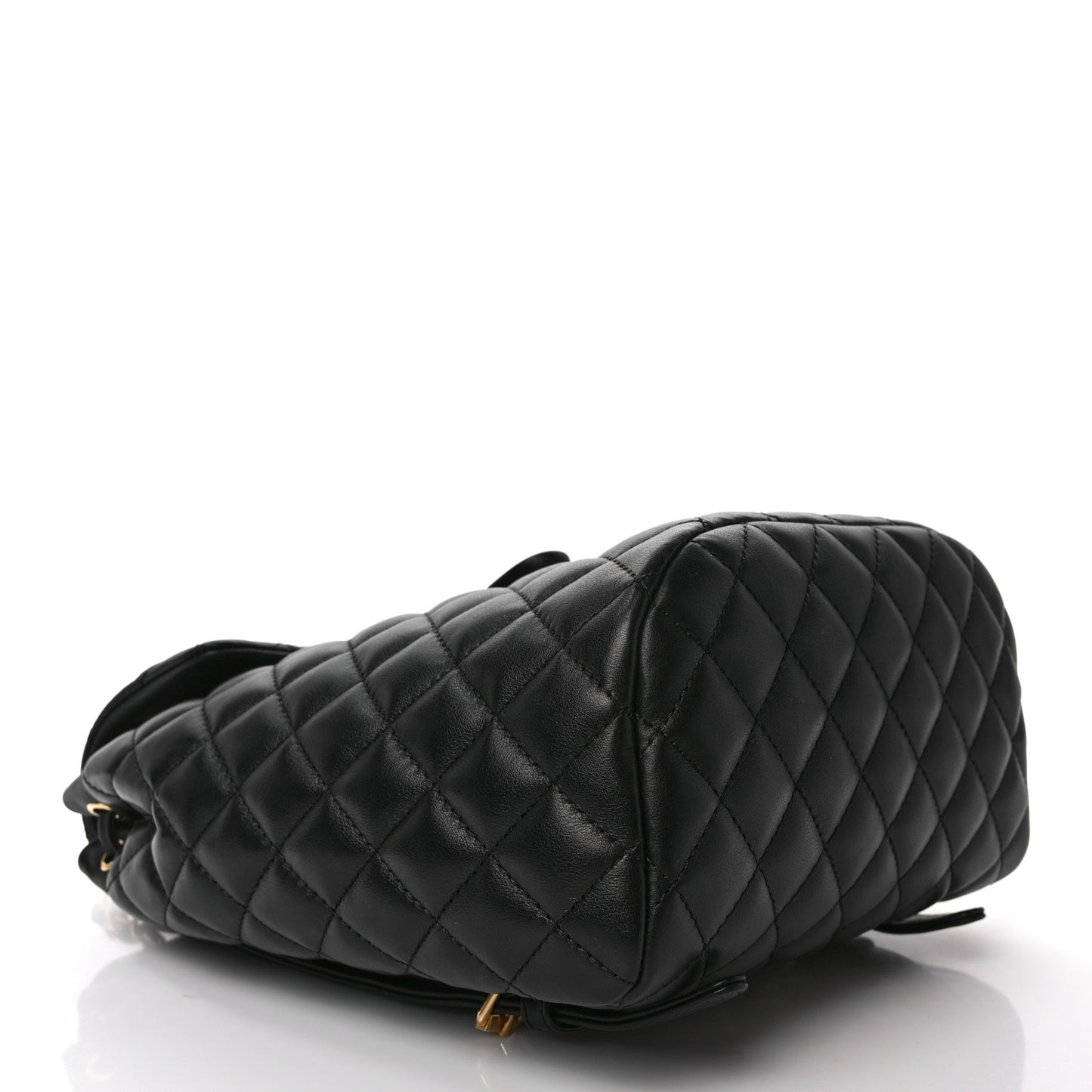 Lambskin Quilted Small Urban Spirit Backpack Black
