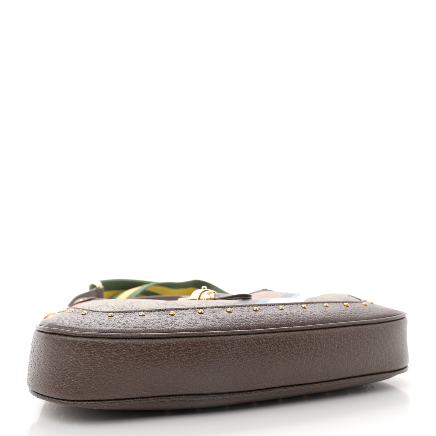 GG Supreme Monogram Web Geometric Small Jackie 1961 Beige Multicolor Brown Sugar
