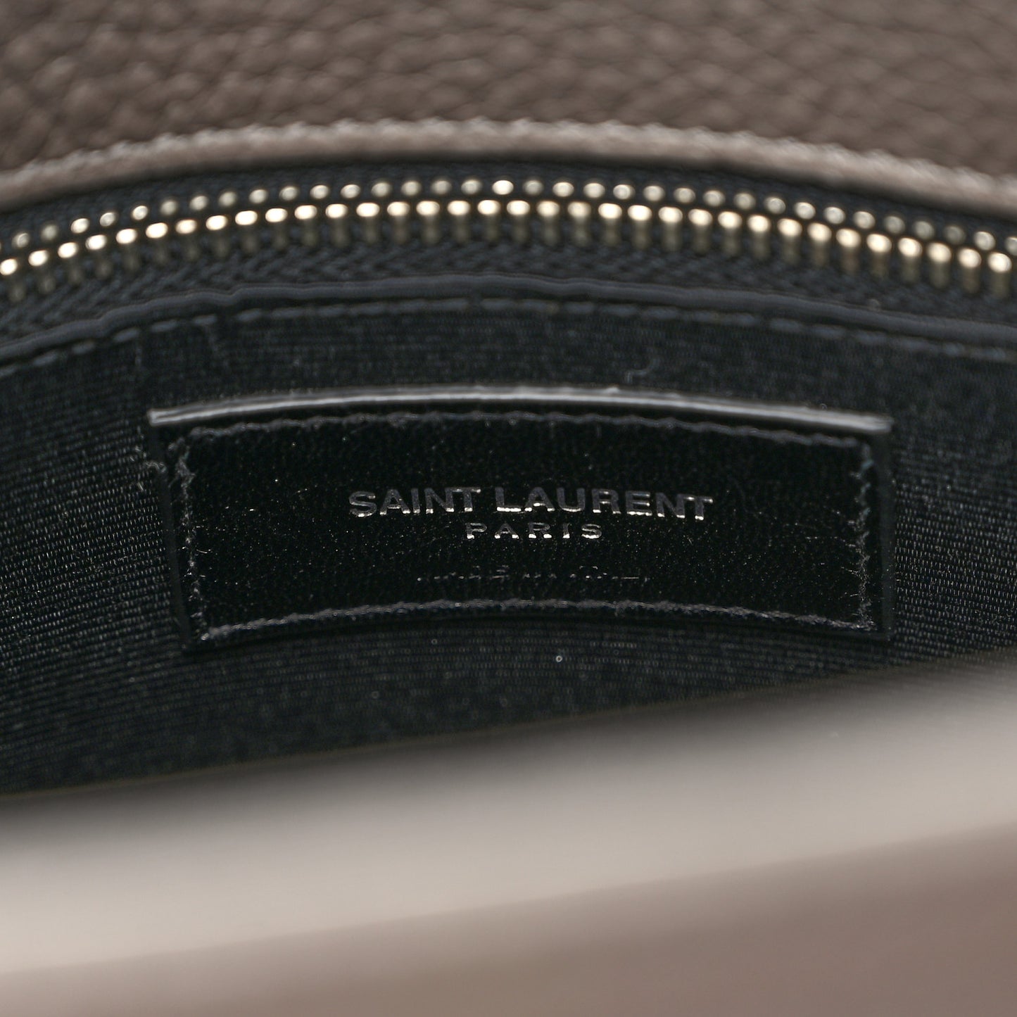 Grained Calfskin Small Sac De Jour Fog
