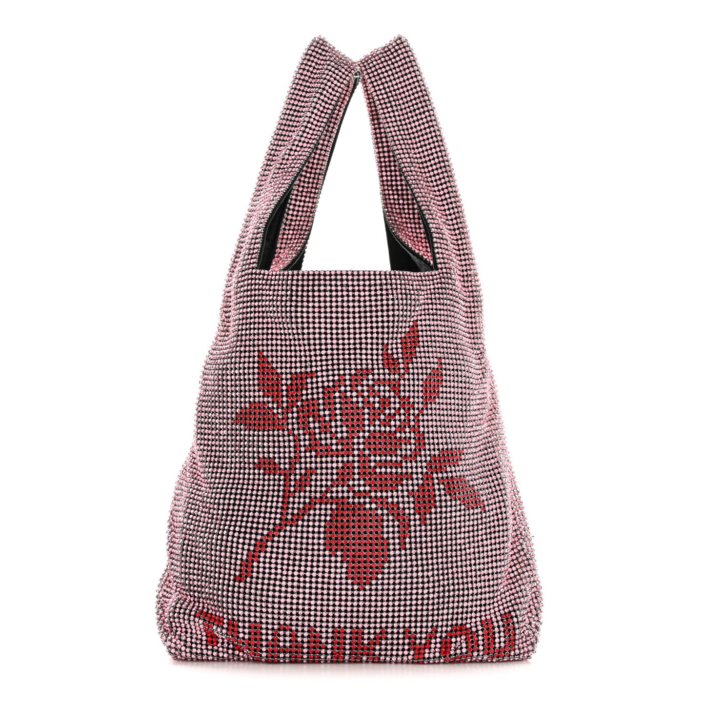 Crystal Mini Wanglock Shopper Red