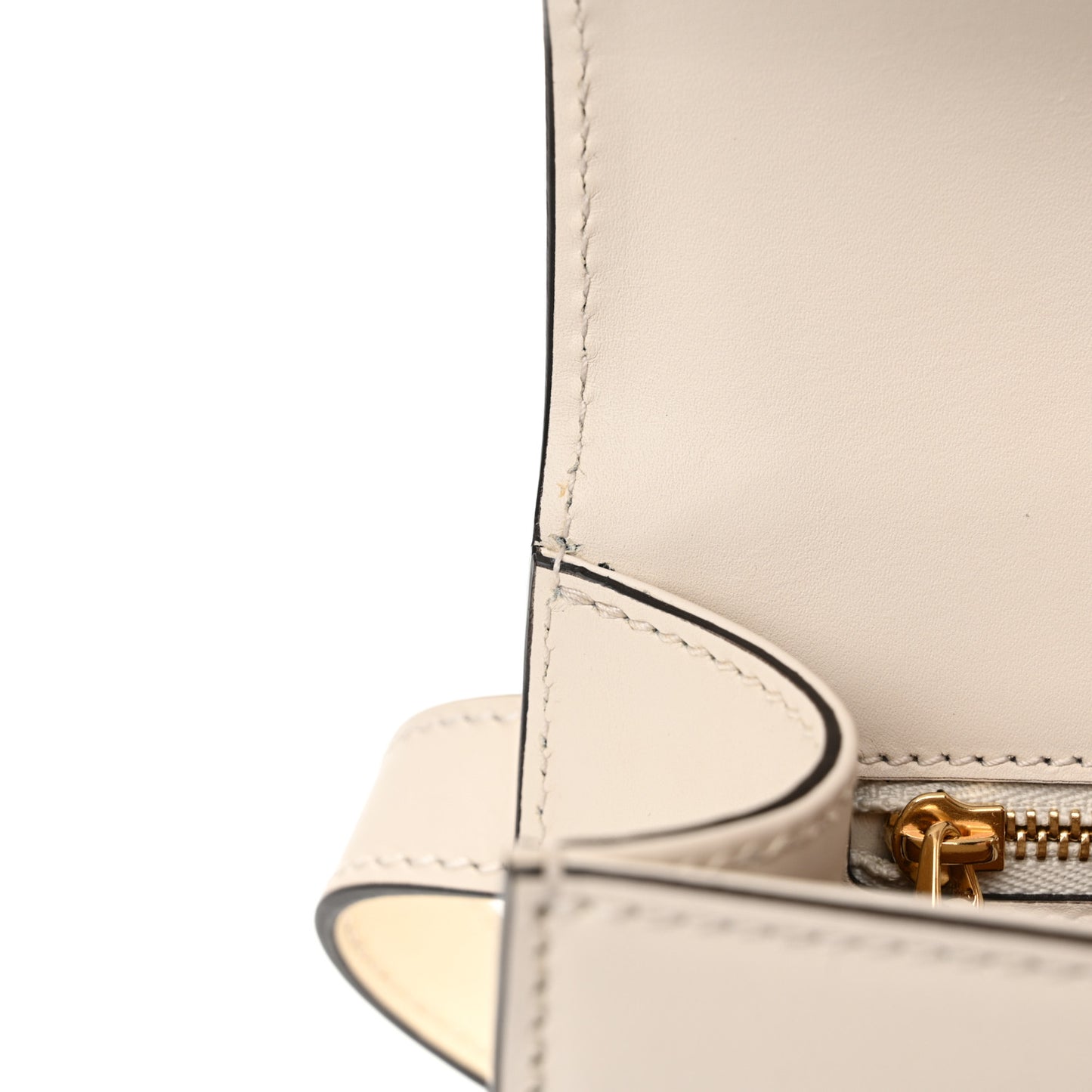 Calfskin Sylvie Belt Bag Off White