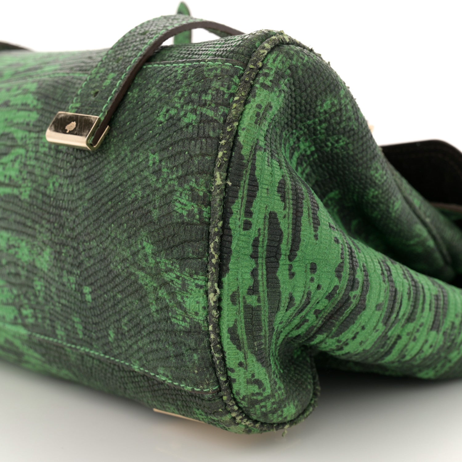 Mulberry Lizard Print Travel Day Grass Green 10 of 14