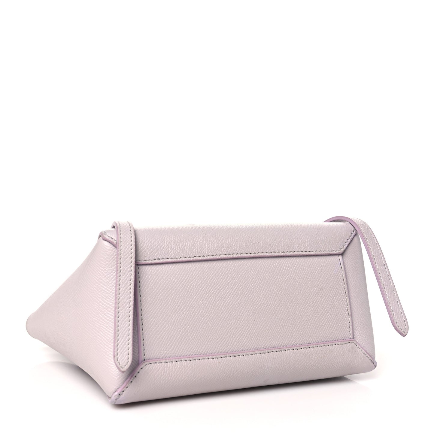 Grained Calfskin Nano Belt Bag Lavender Grey
