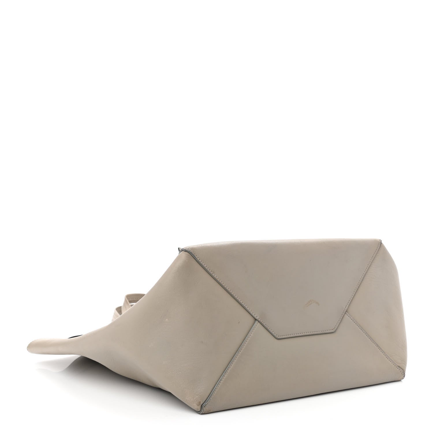 Celine Smooth Calfskin Small Belt Cabas Phantom Taupe 4 of 14