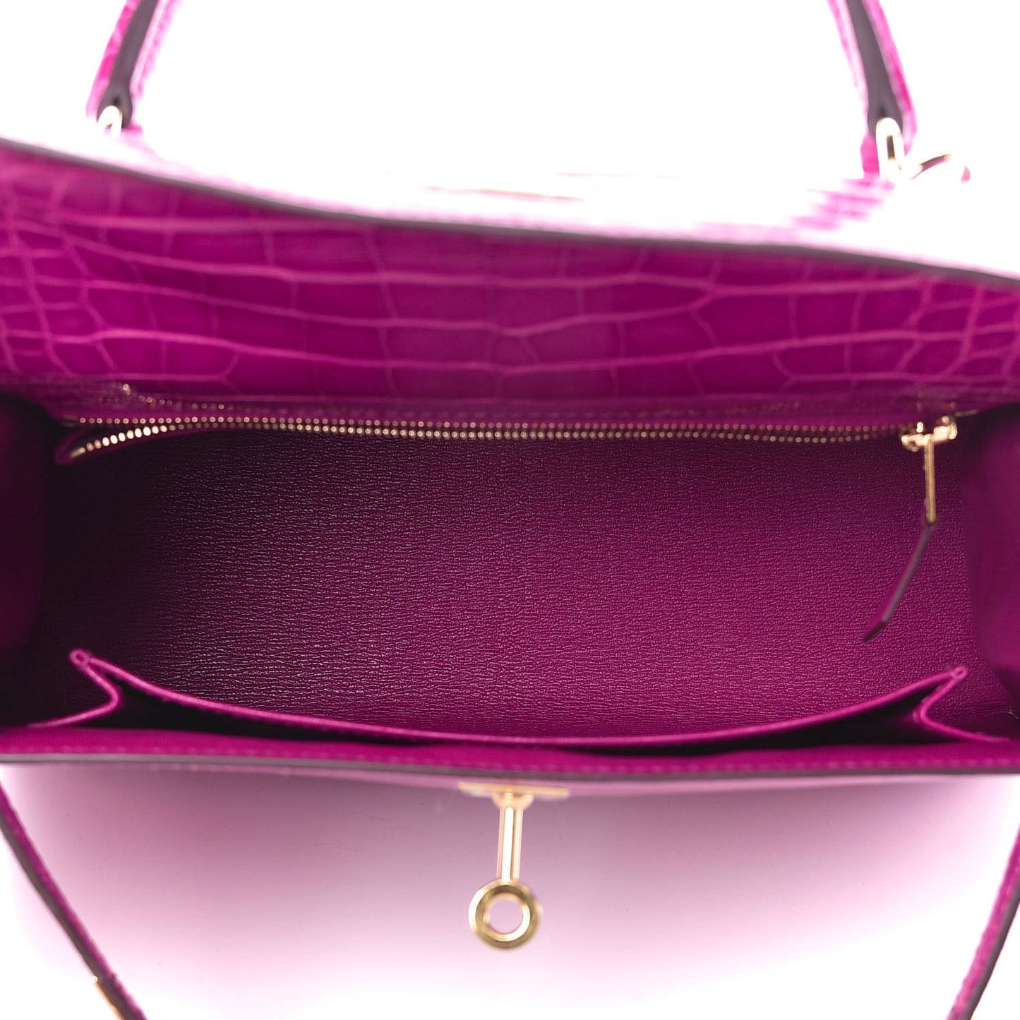 Shiny Alligator Kelly Sellier 25 Rose Scheherazade