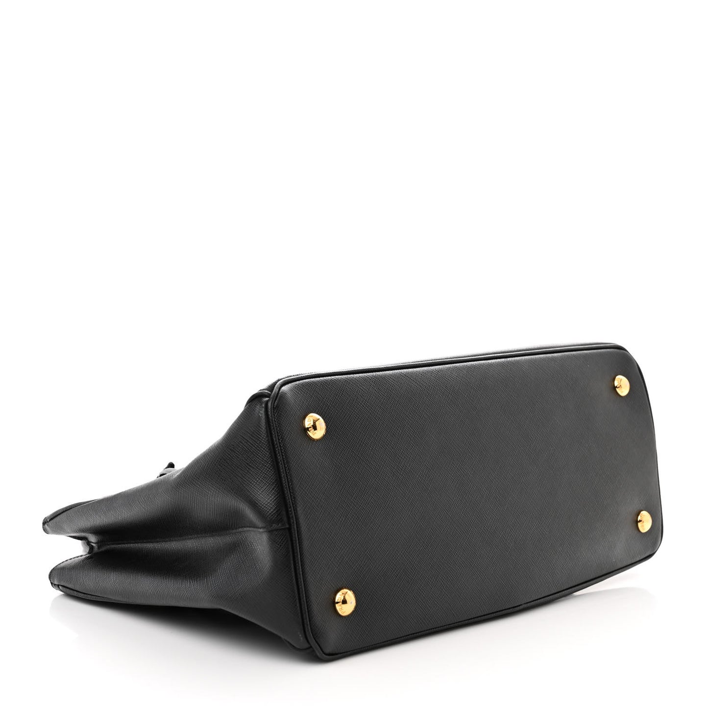 Saffiano Lux Medium Tote Black