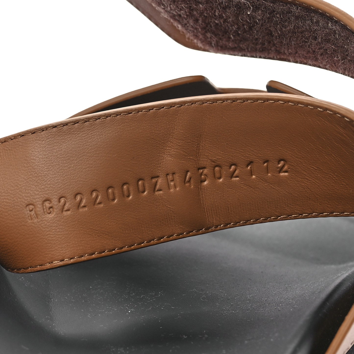 Calfskin Mens Chypre Sandals 43 Naturel