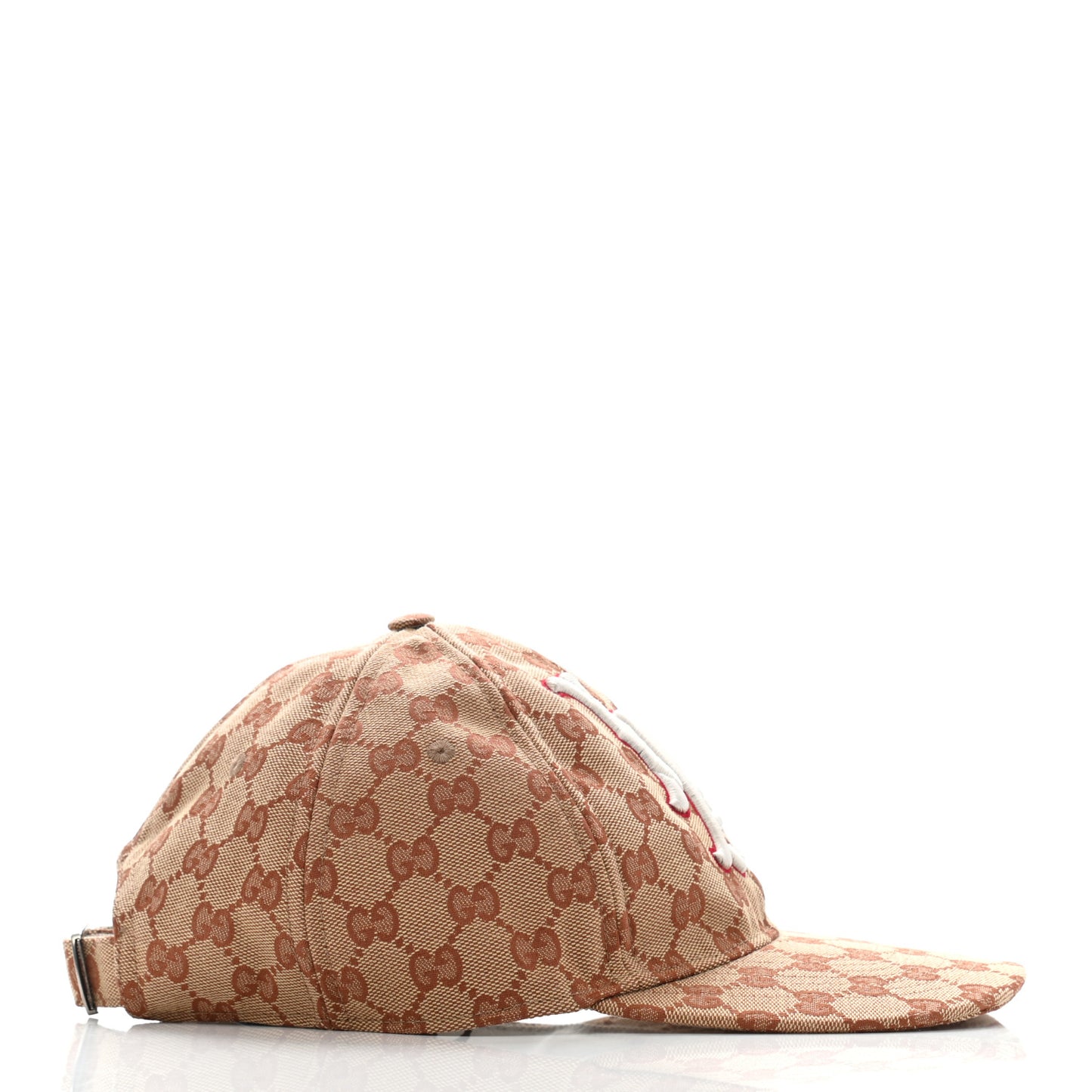X MLB Monogram LA Dodgers Baseball Hat 57-61 Beige Ruggine