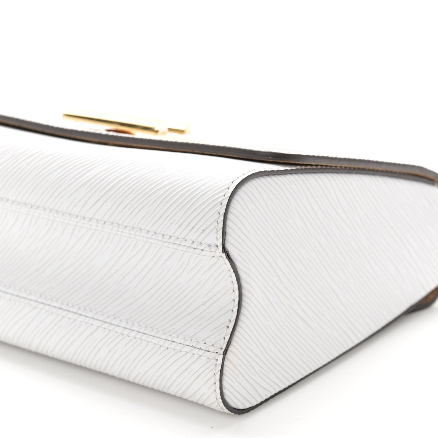 Epi Twist Shoulder Bag MM White