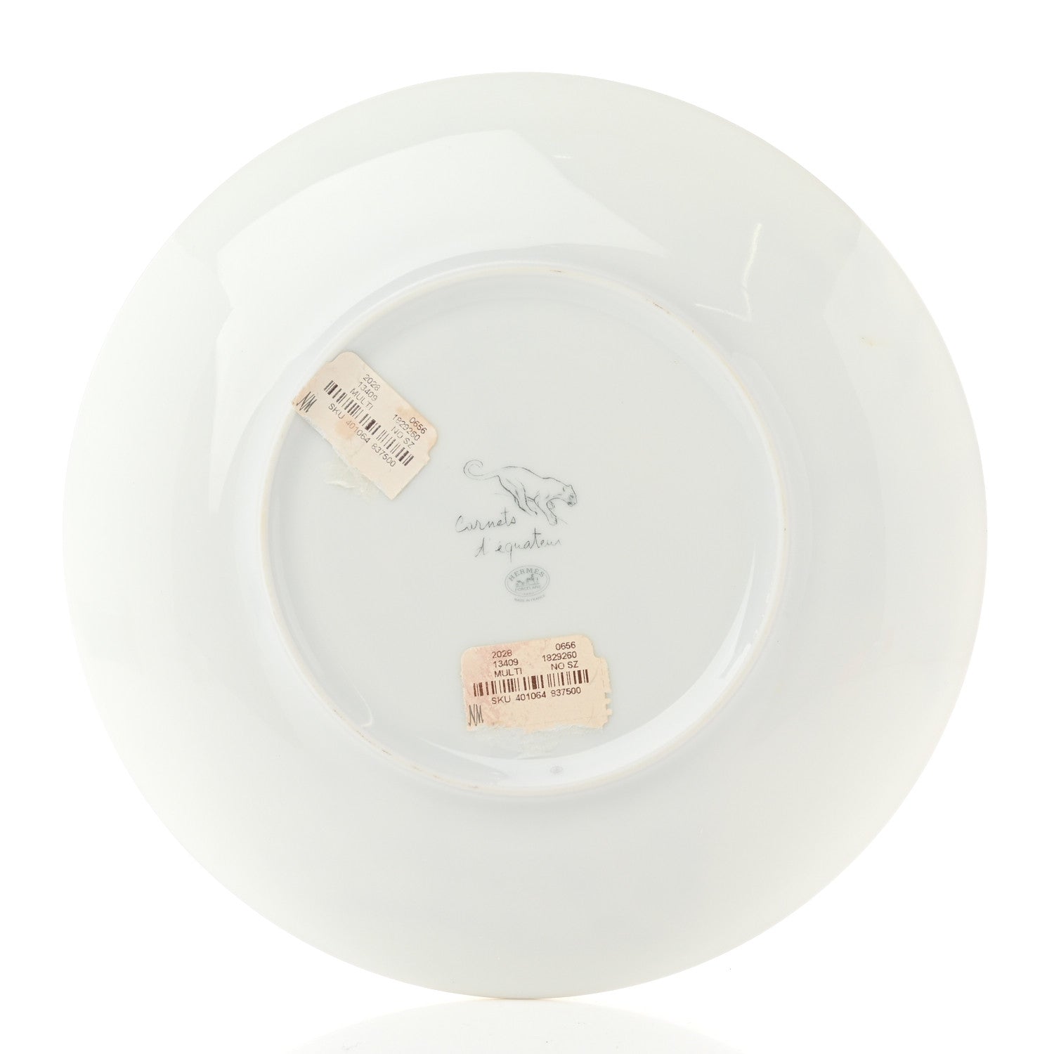 Hermes Porcelain Carnets d'Equateur Lions Salad Plate 2 of 5