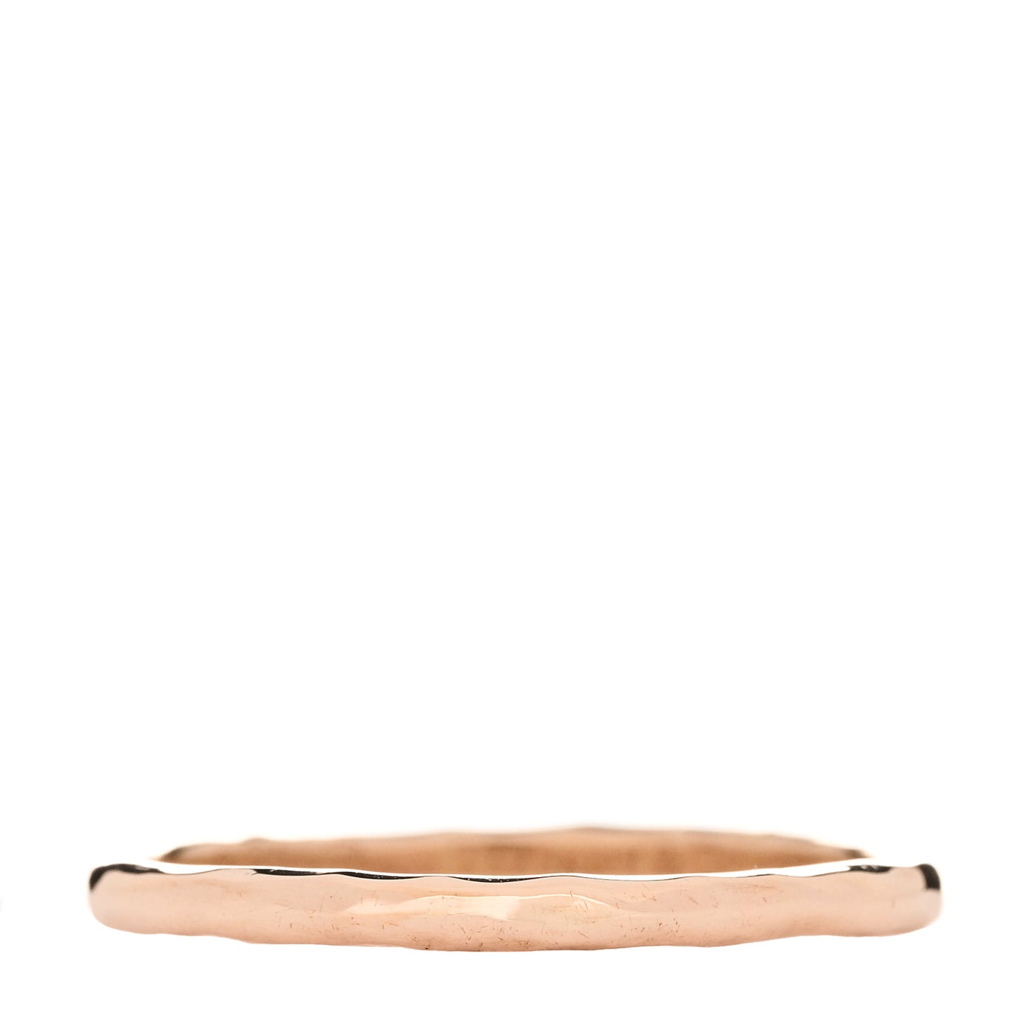18K Rose Gold Paloma Picasso Hammered Ring 54 7