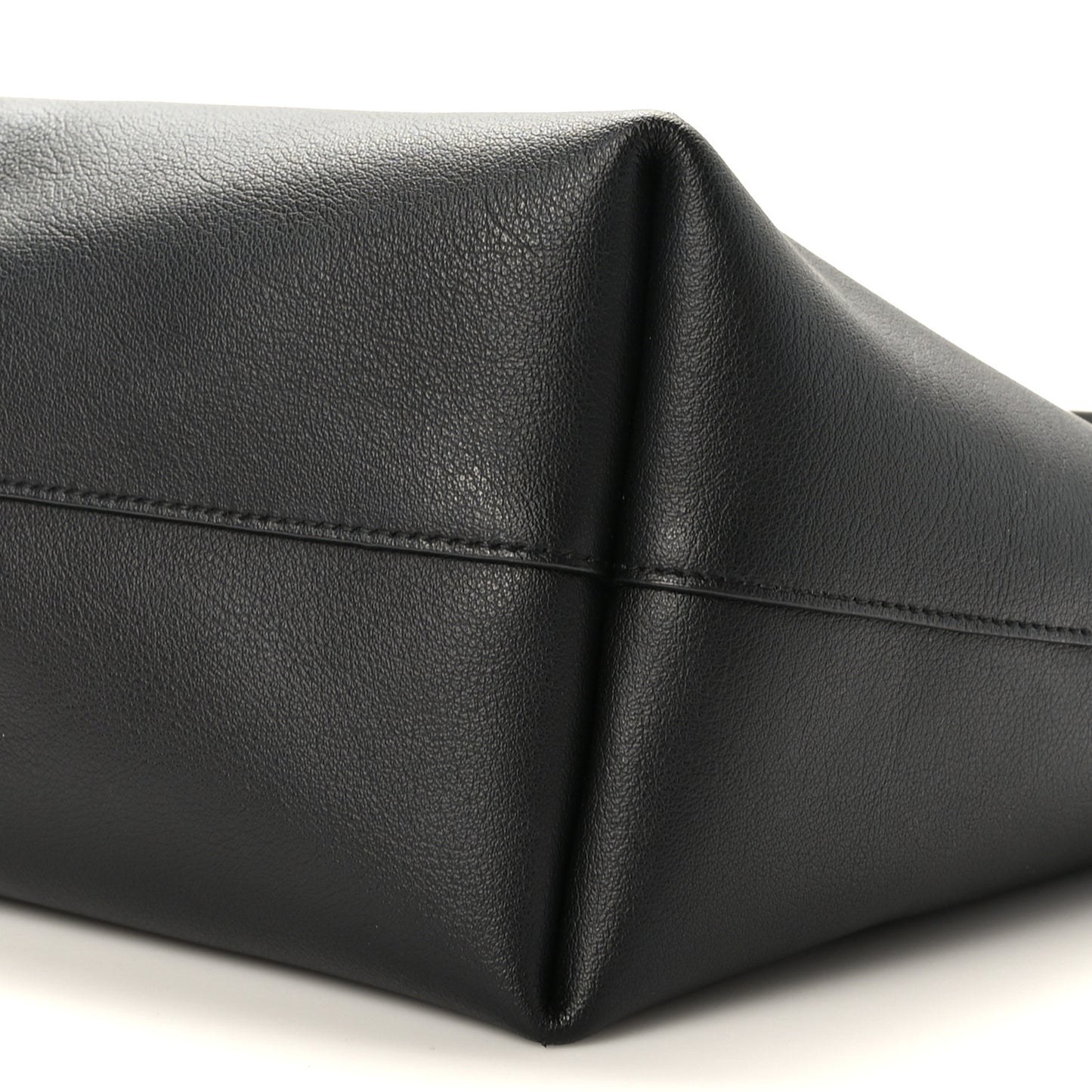 Calfskin Large Shopping Tote Black
