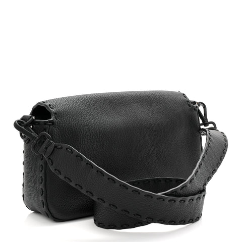 Cuoio Romano Selleria Baguette Black Black