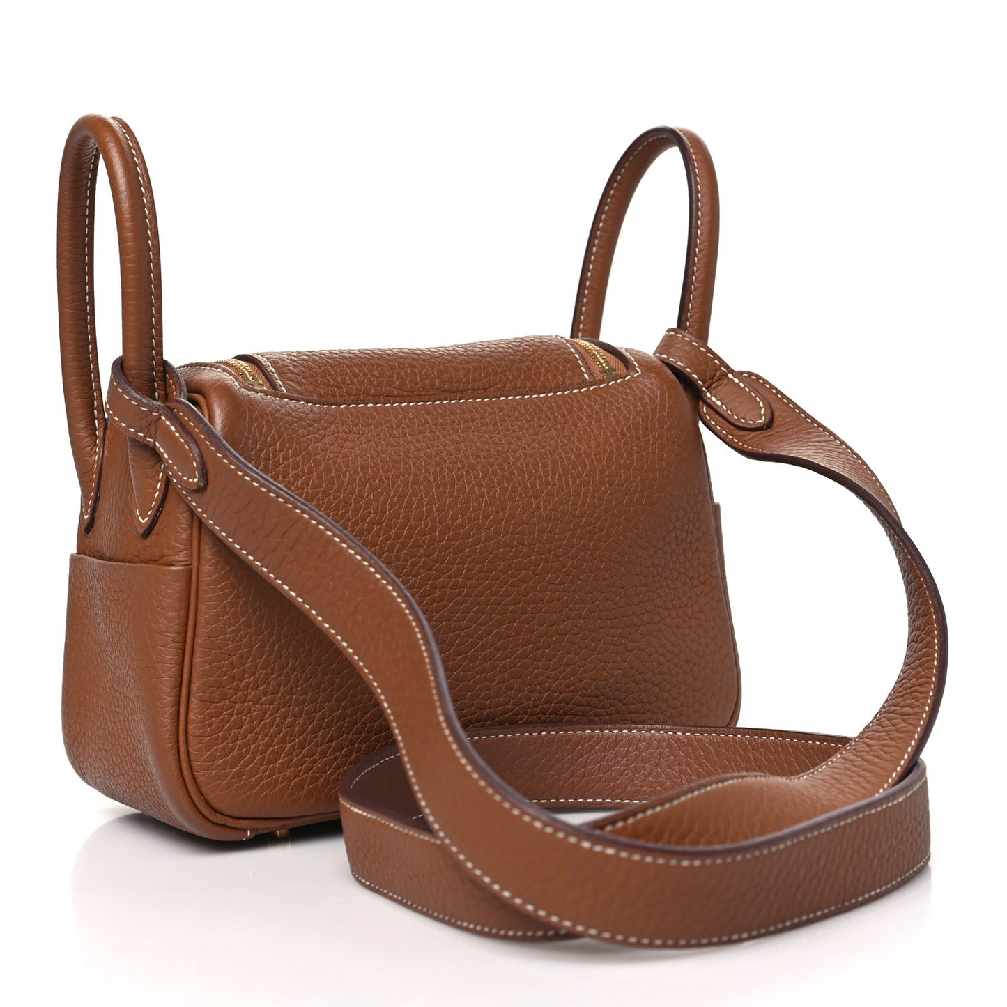 Taurillon Clemence Mini Lindy 20 Gold