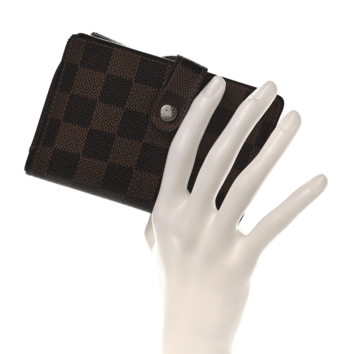 Louis Vuitton Damier Ebene French Purse Wallet 2 of 9