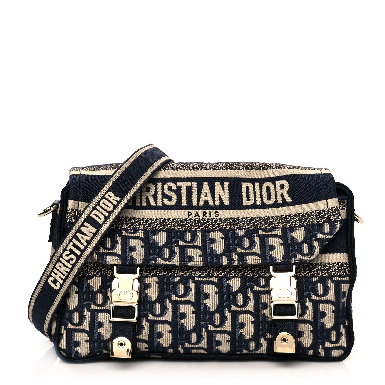Christian Dior Oblique Small Diorcamp Bag Blue 1 of 10