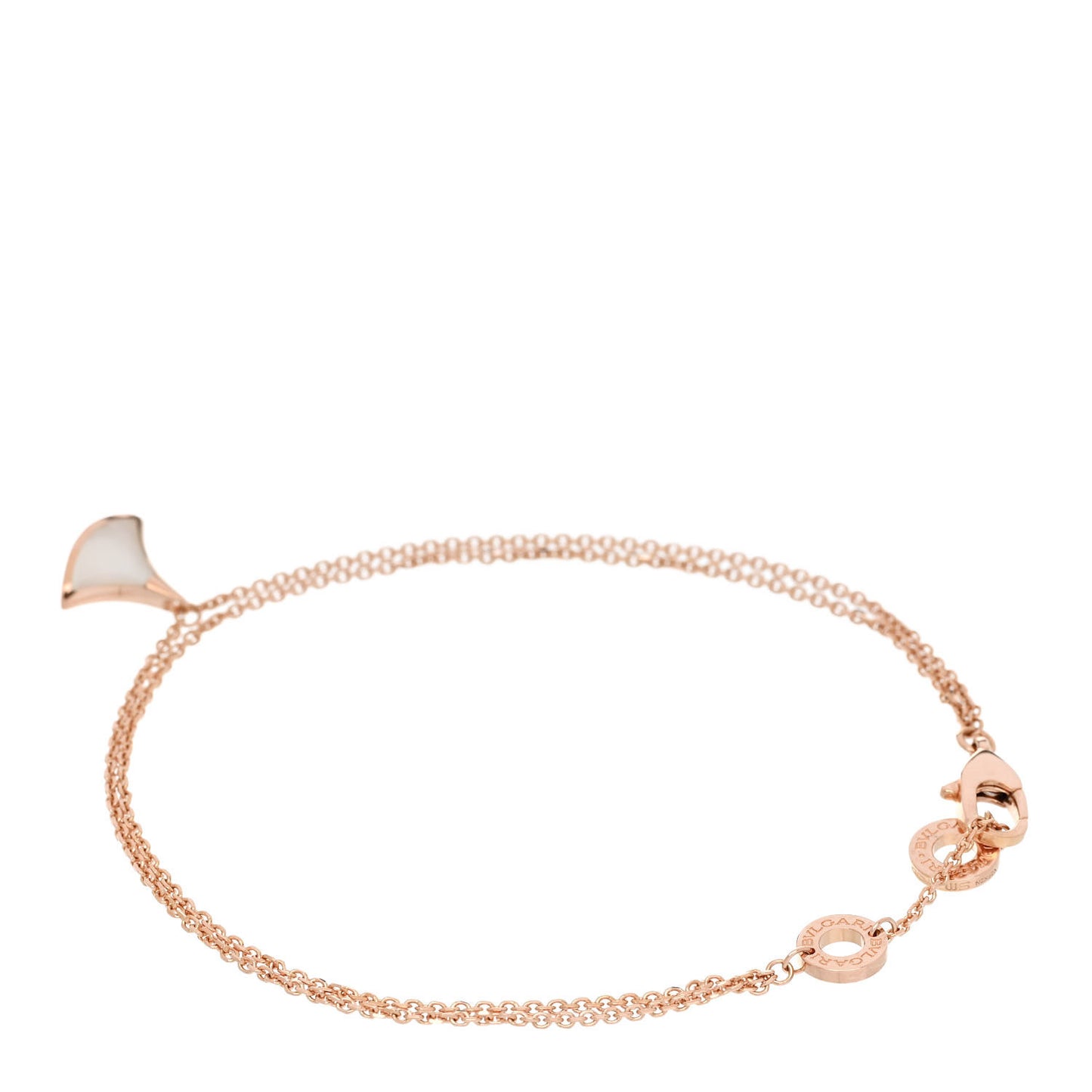 18K Rose Gold Mother of Pearl Divas' Dream Bracelet SM