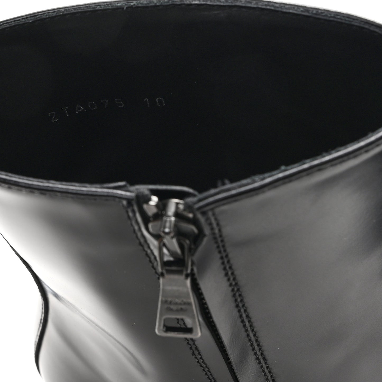 Spazzolato Sfumato Mens Square Toe Ankle Boots 10 Black Argento