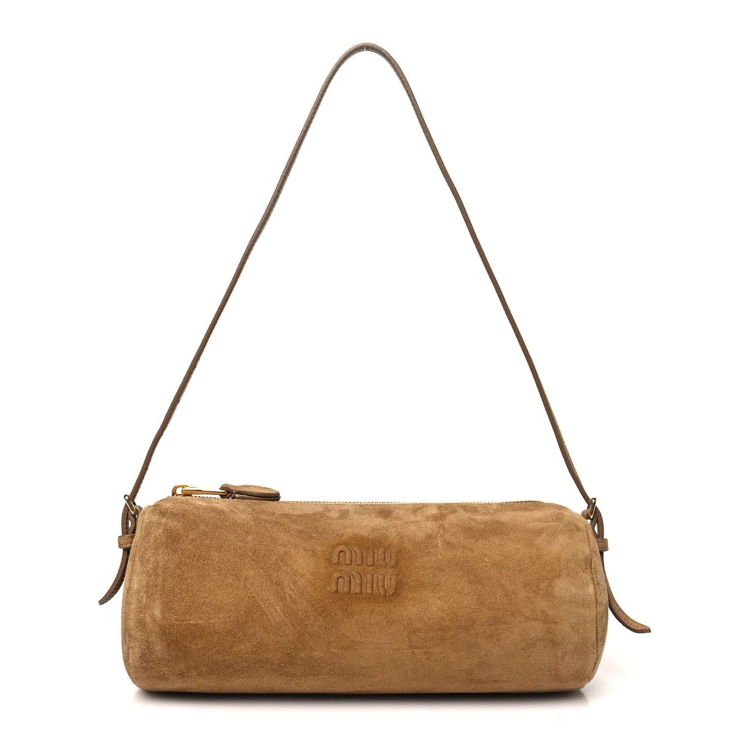 Miu Miu Suede Pouch Olive Green 1703310 – FASHIONPHILE
