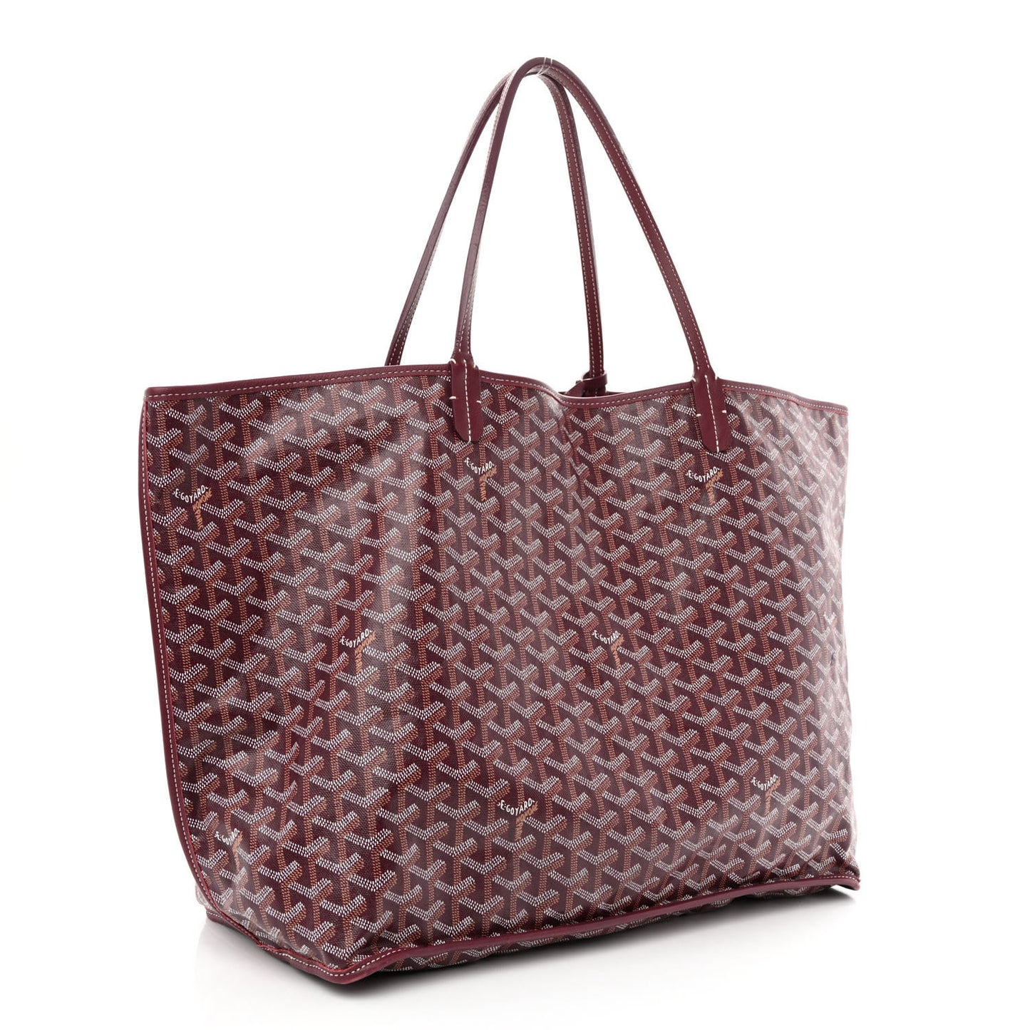 Goyardine Reversible Anjou GM Burgundy