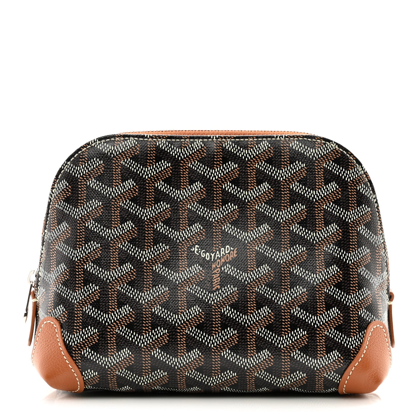 Goyardine Vendome Toiletry Pouch Black Gold