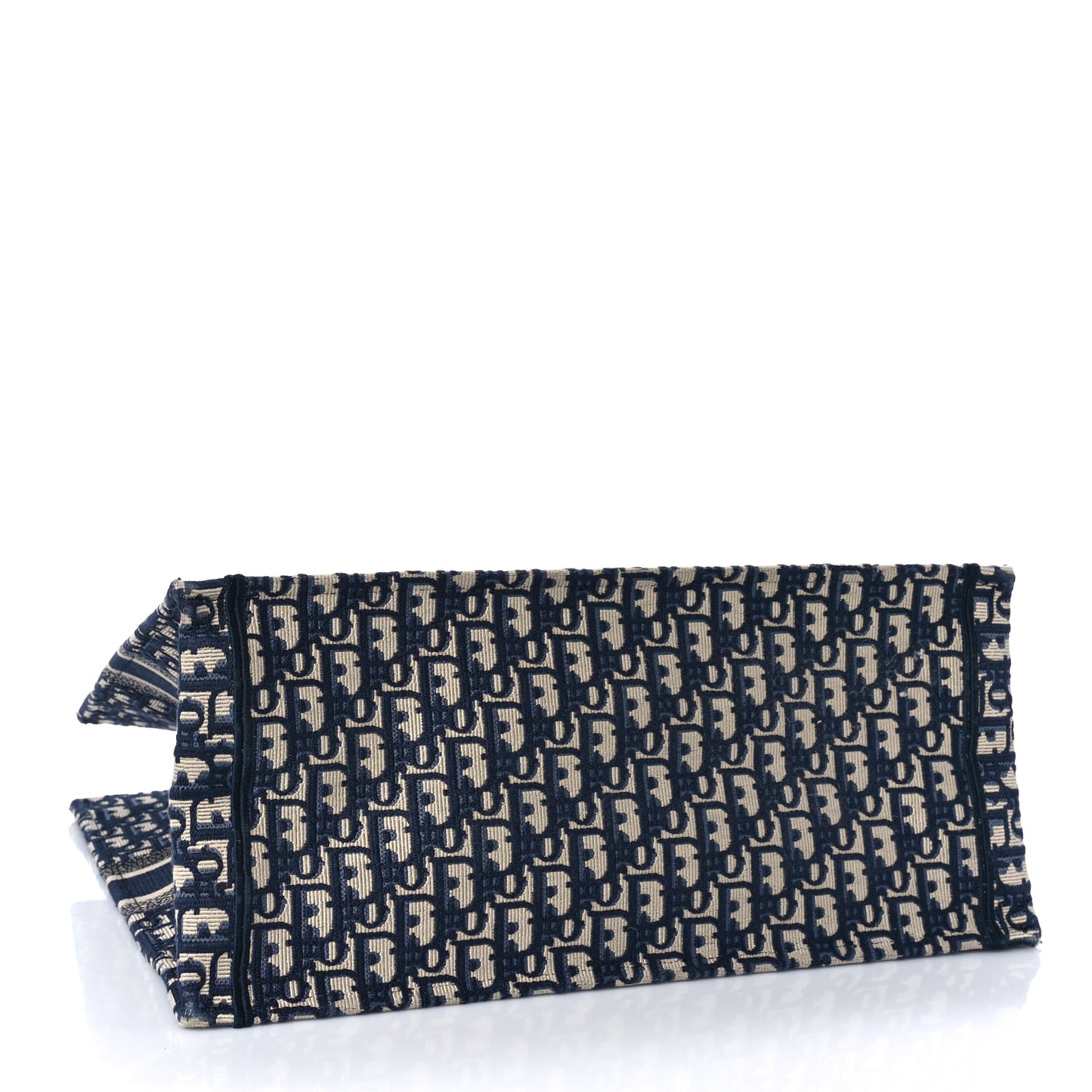 Oblique Large Book Tote Blue Multicolor