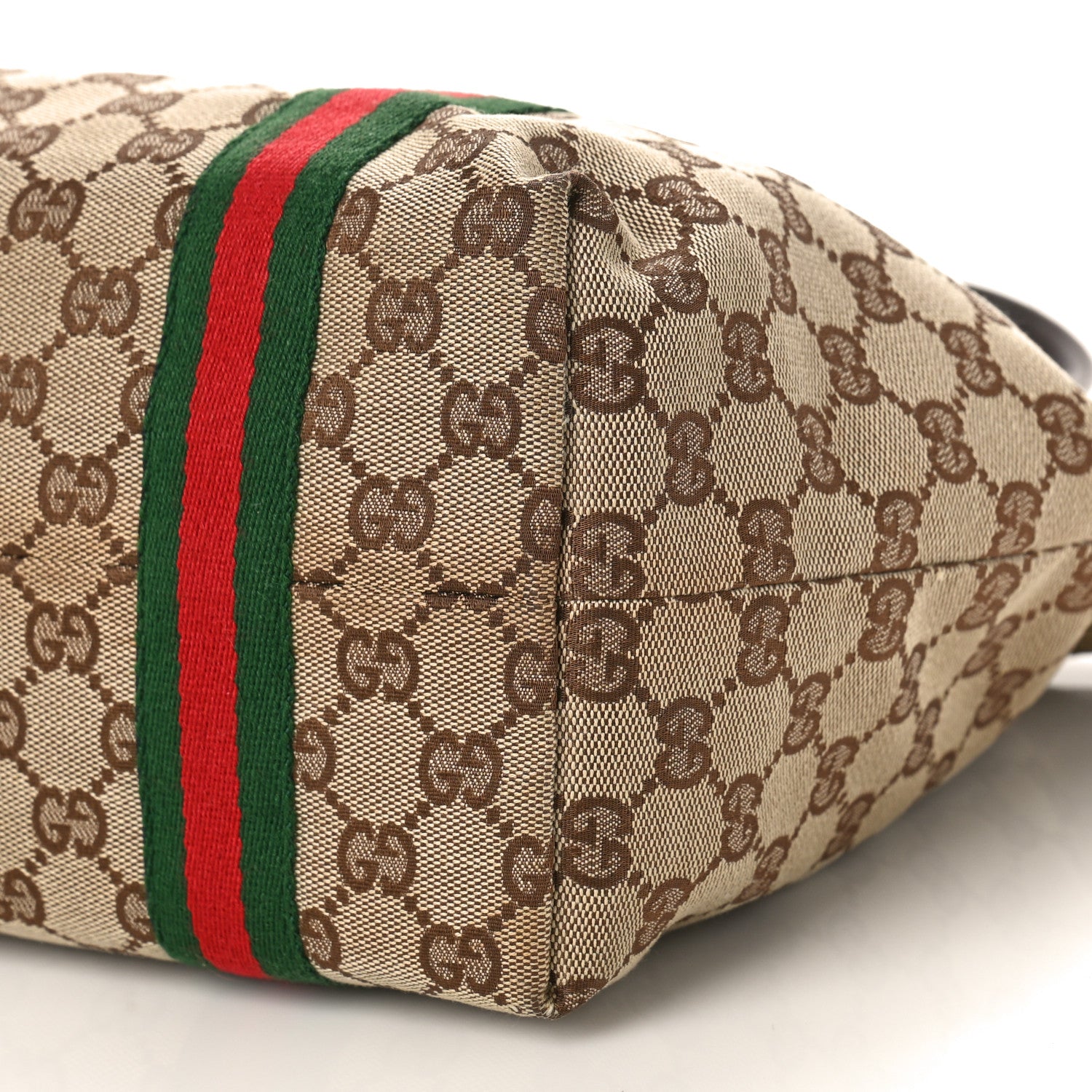 Gucci Monogram Medium Jolicoeur Tote Dark Brown 10 of 14