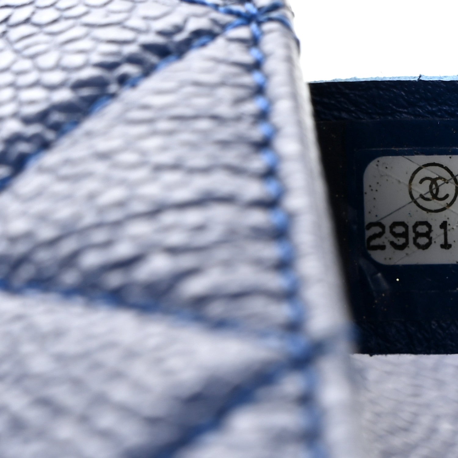 Chanel Caviar Quilted Incognito Mini Square Flap Dark Blue 7 of 10