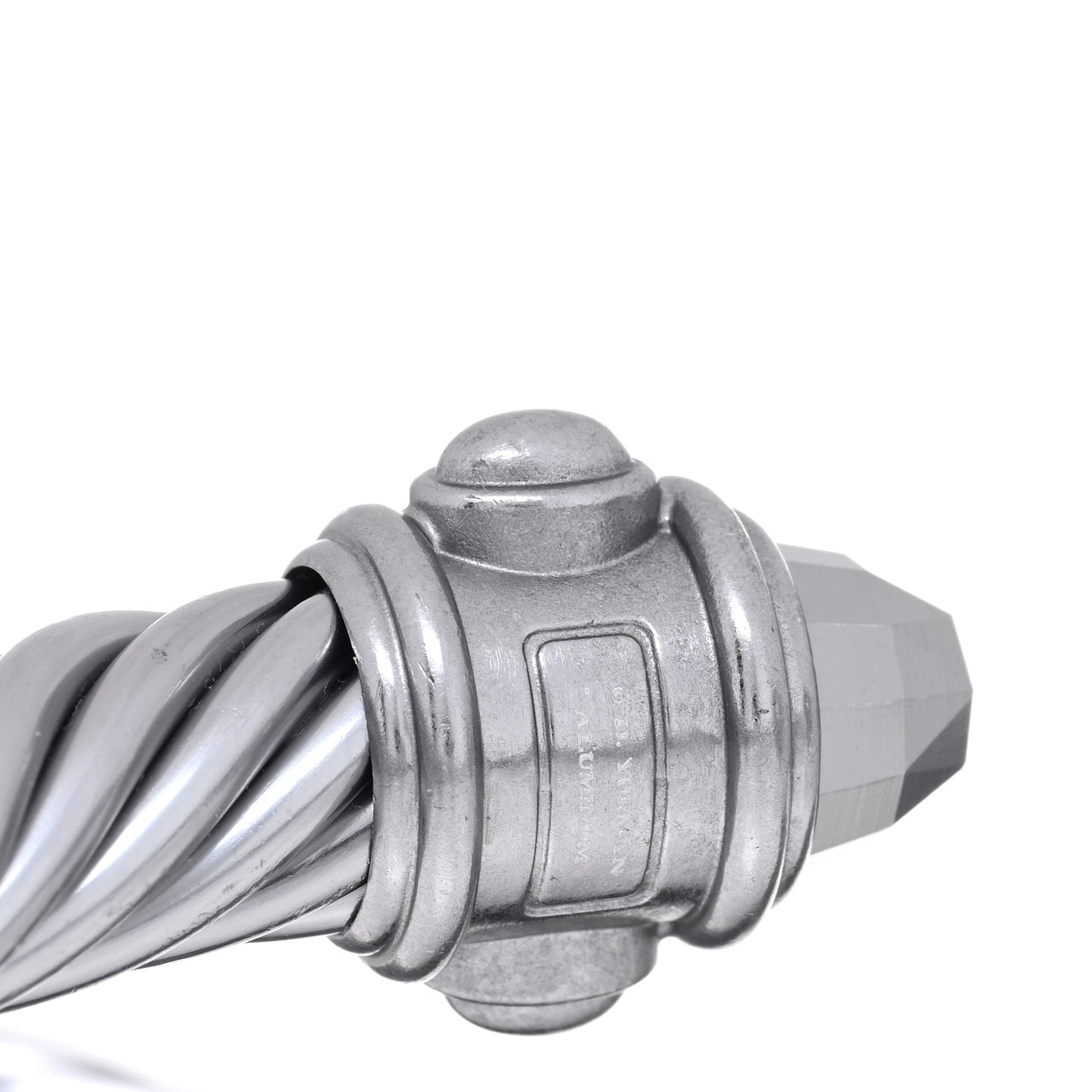 Aluminum 10mm Cable Renaissance Bracelet Grey