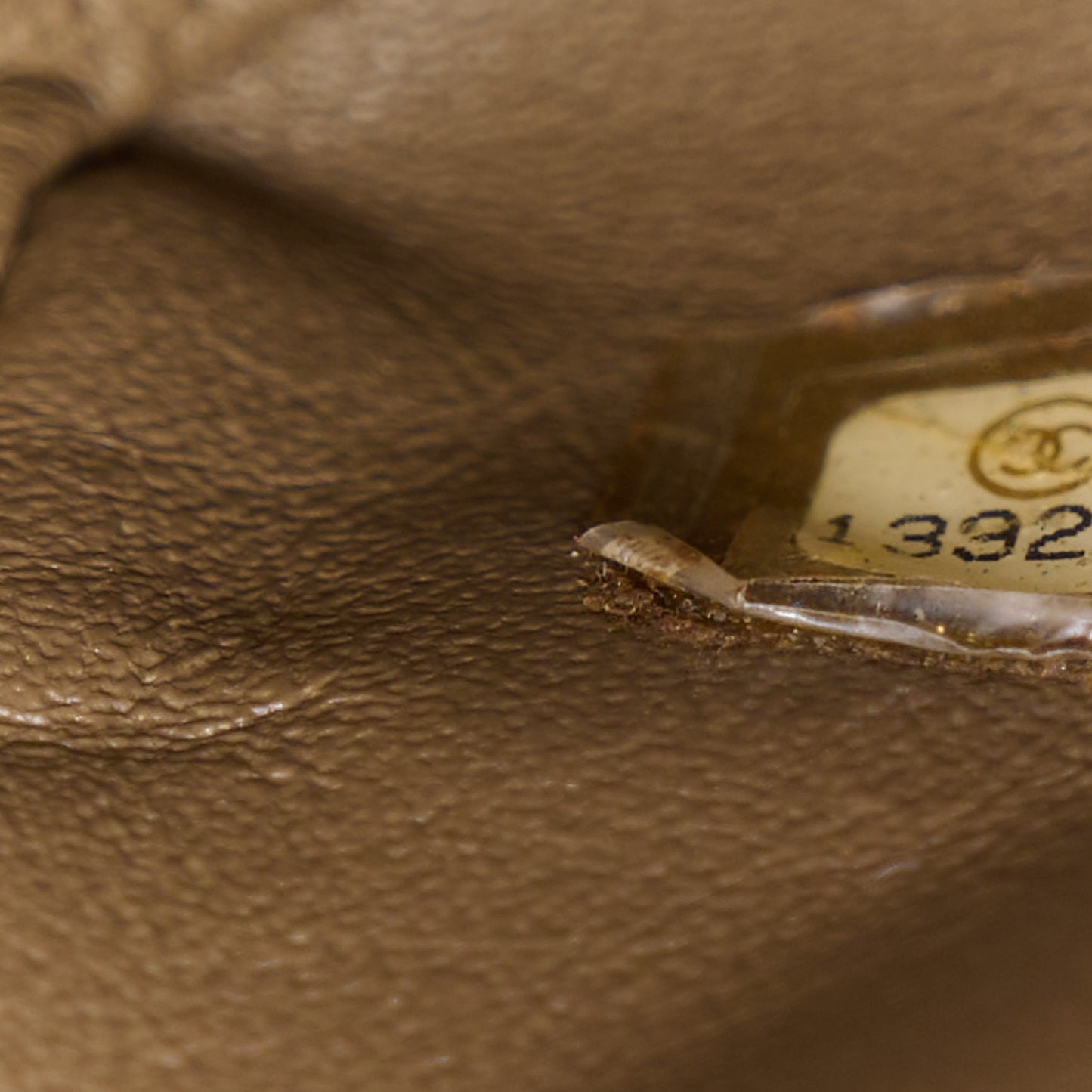 Patent Quilted Jumbo Single Flap Brown